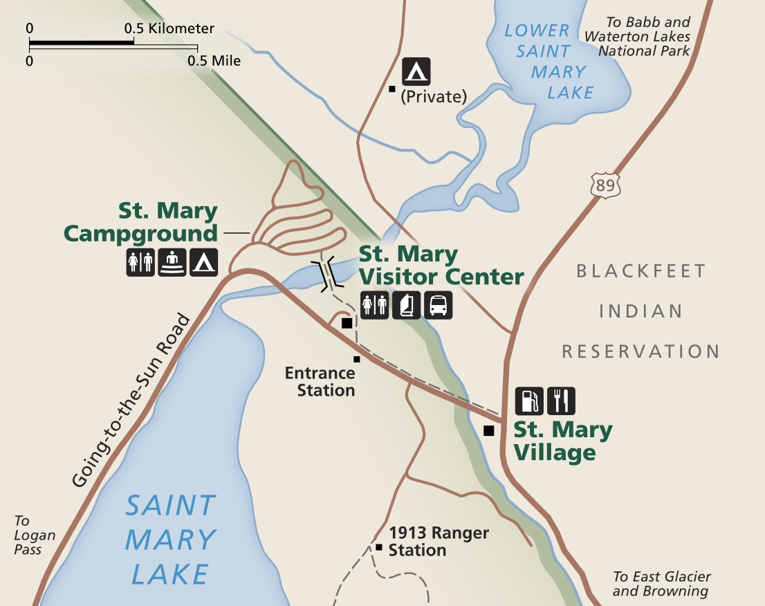 Glacier Maps NPMaps Free National Park Maps