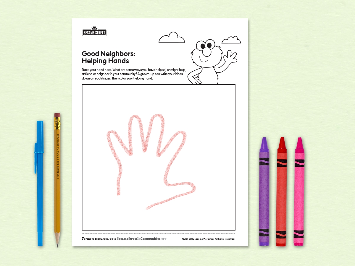Good Neighbors Helping Hands Sesame Workshop