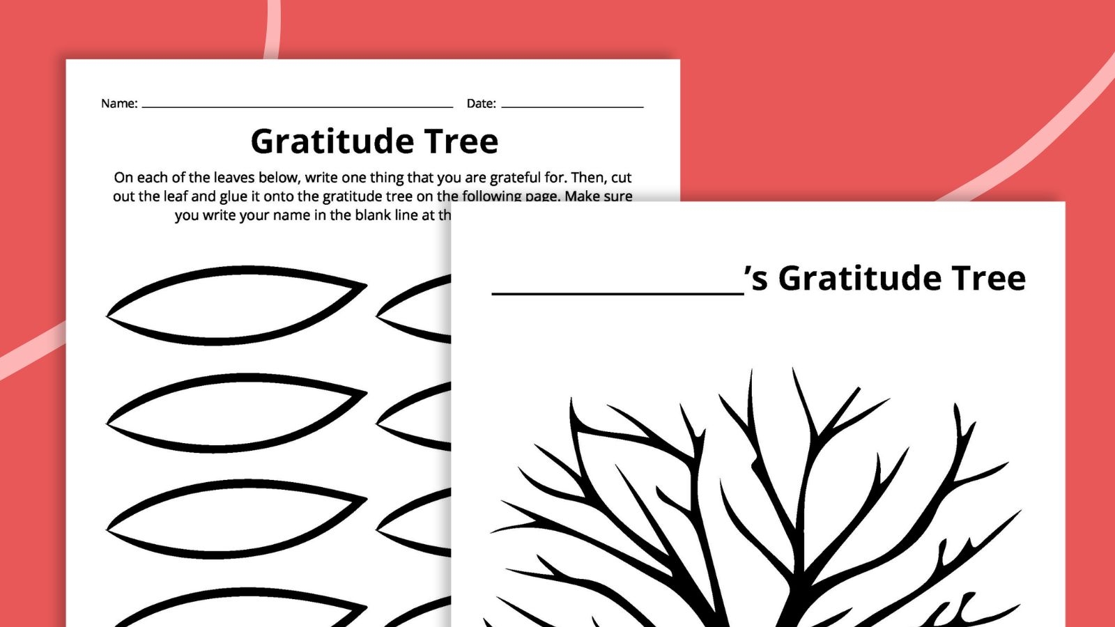 Gratitude Worksheets Free Printables 