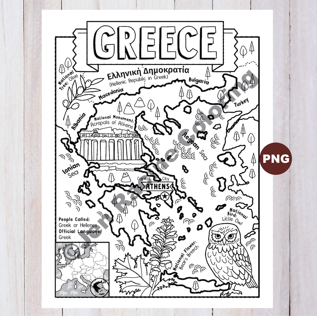 Blank Map Of Ancient Greece Printable