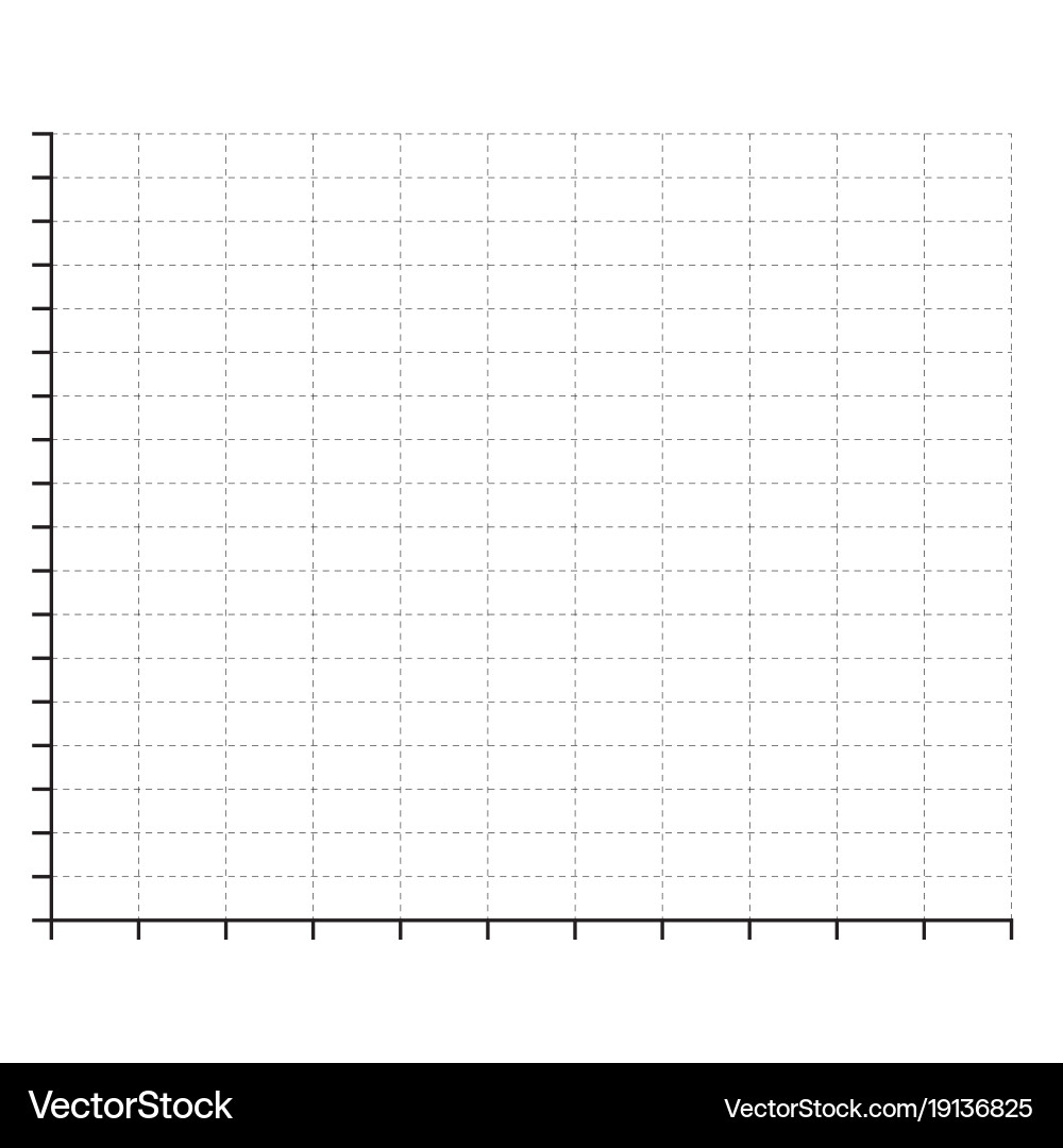 Grid Paper Chart Template Royalty Free Vector VectorStock