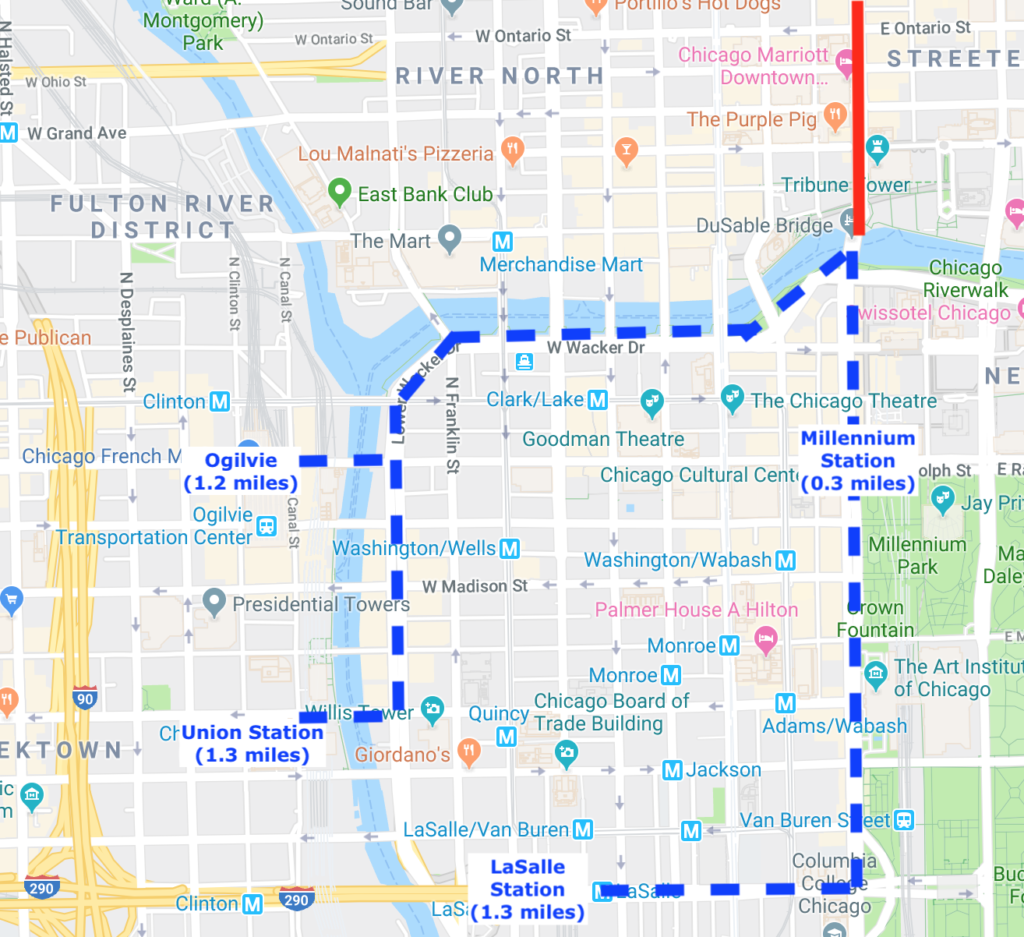 Magnificent Mile Map Printable