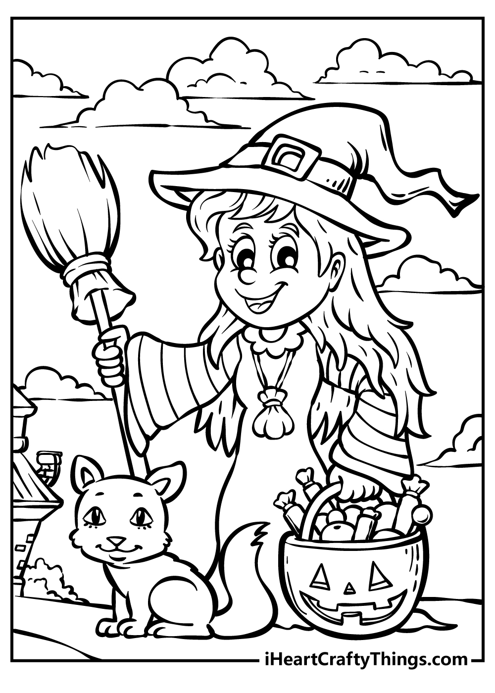 Free Printable Coloring Sheets For Halloween Free Printable Coloring Sheets For Halloween