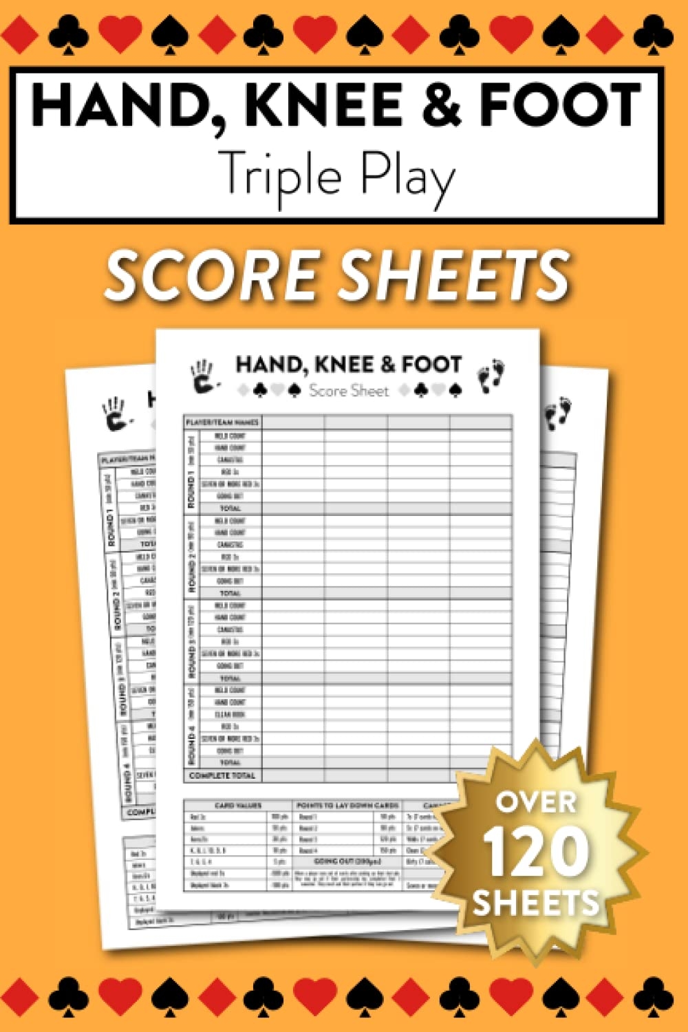 Hand And Foot Score Sheets Printable