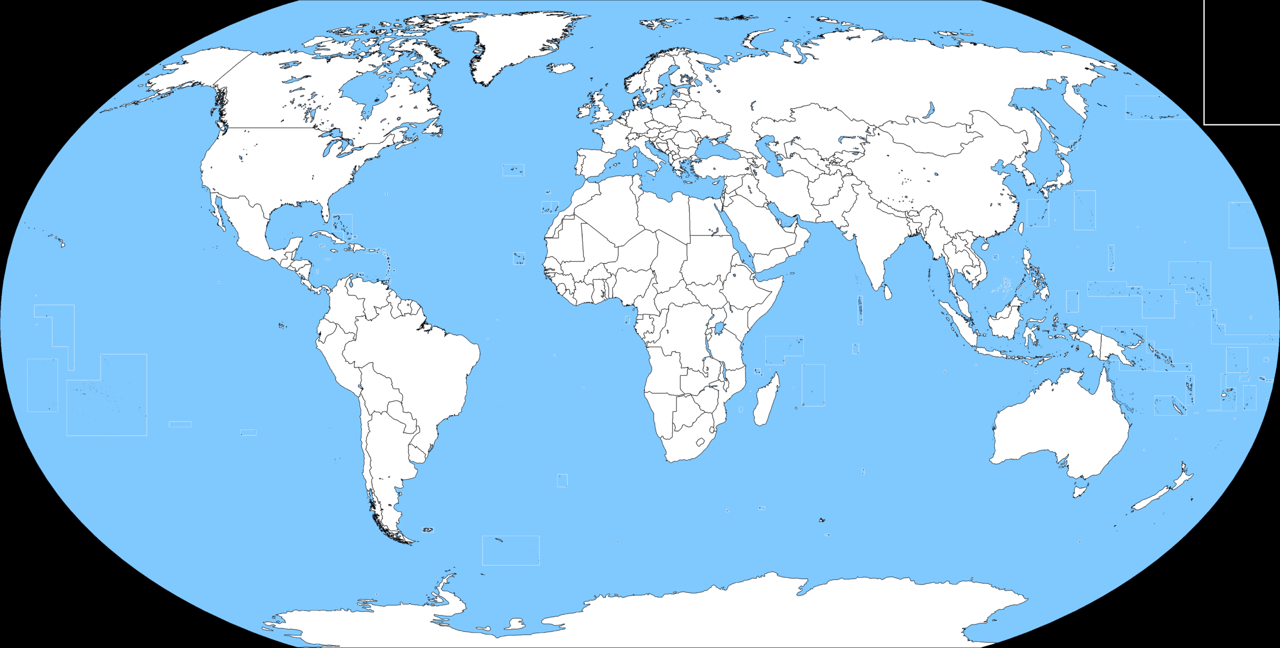 High Resolution Blank Political Map Of The World Optimized For Worksheets Library