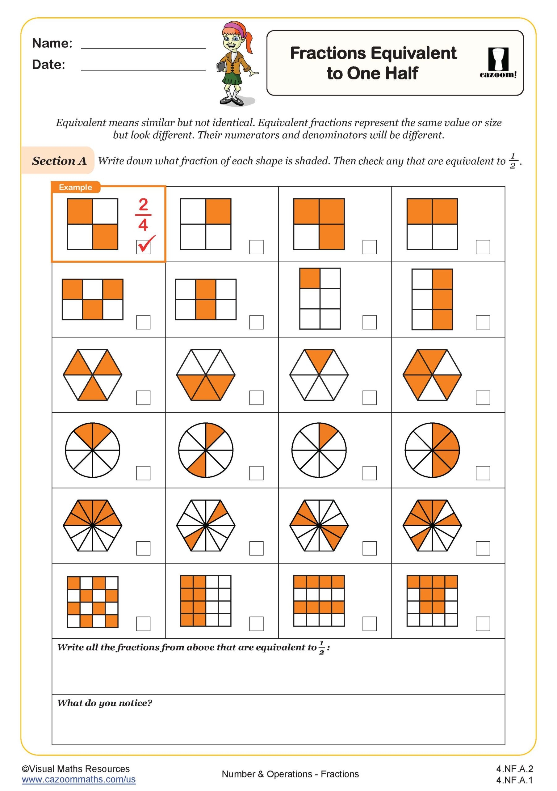 Free Math Printable Worksheets