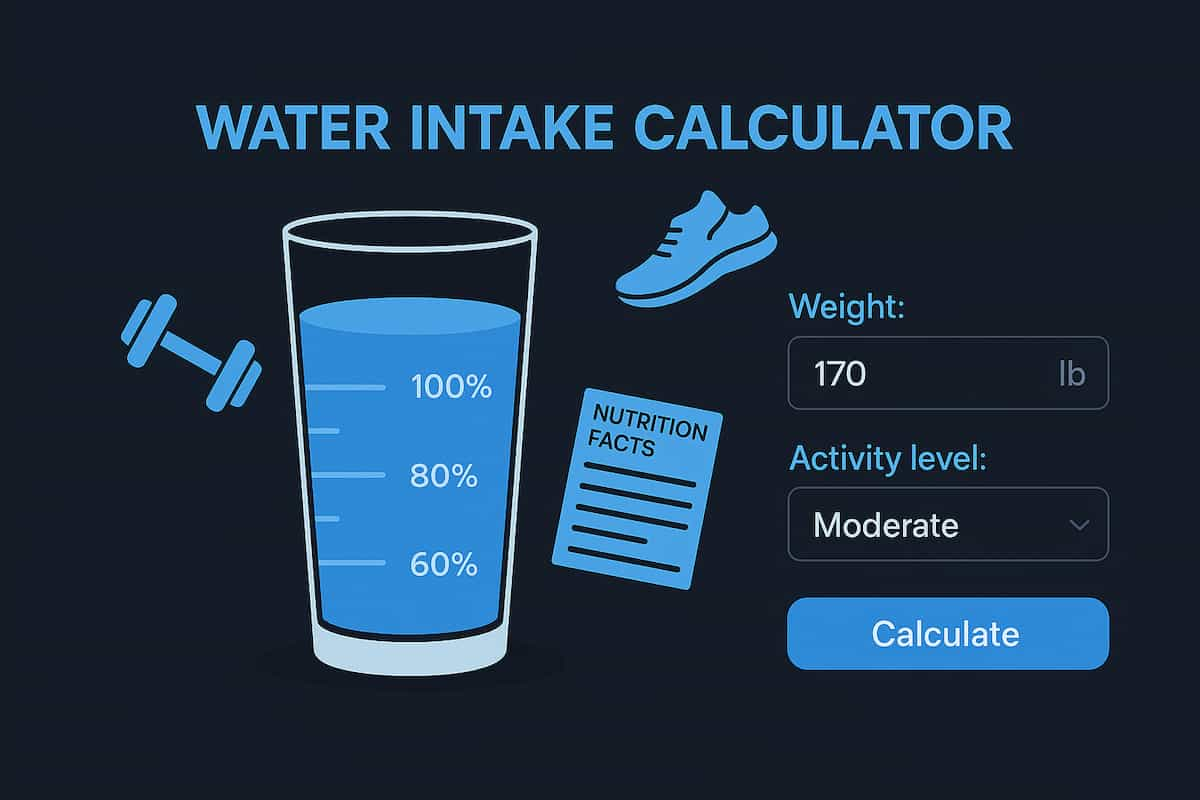 How To Use A Water Intake Calculator For Effective Weight Loss A Step by Step Guide