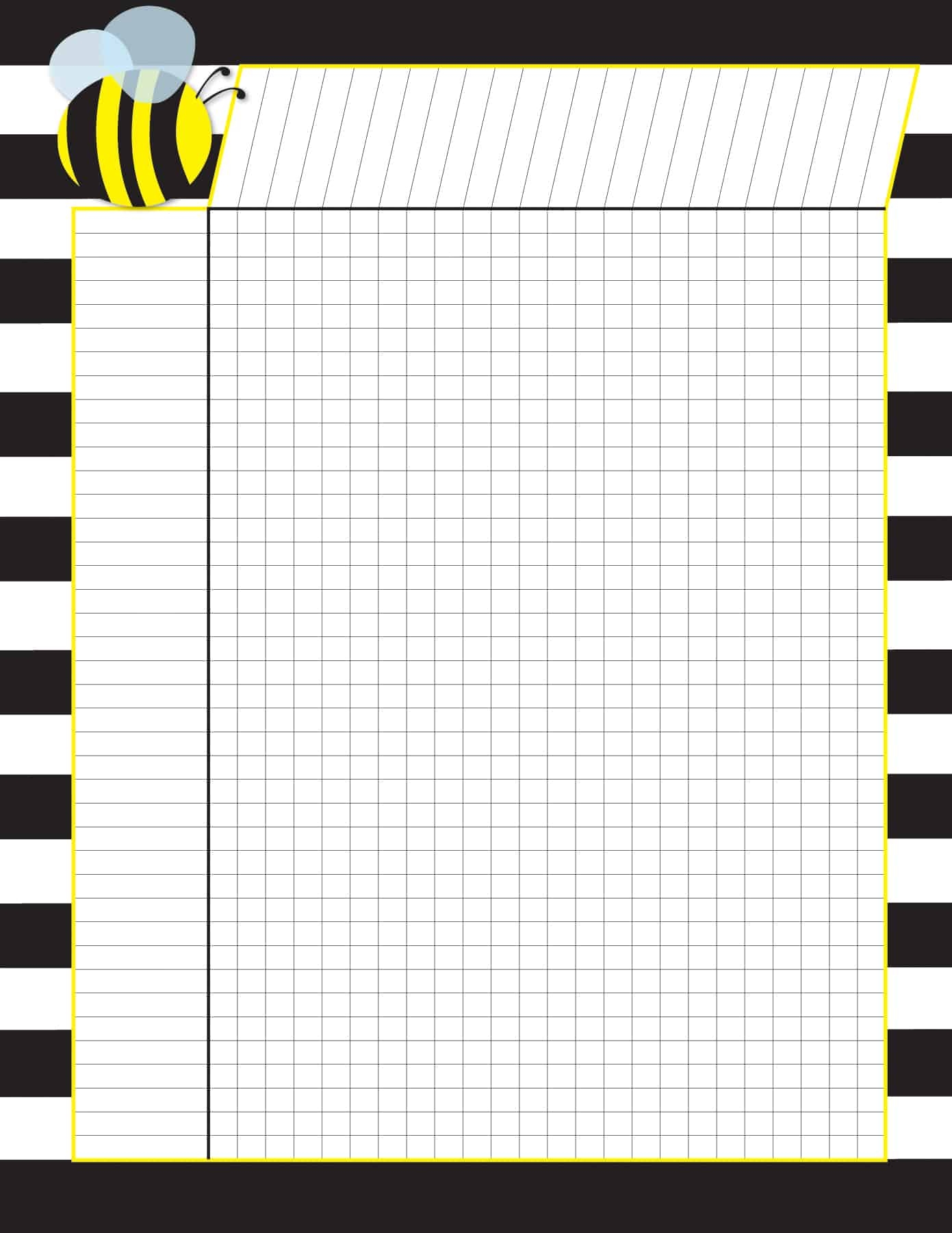 Incentive Chart Wide Stripes 40 Rows 24 Columns Barker Creek Publishing Incentive Chart Wide Stripes 40 Rows 24 Columns Barker Creek Publishing