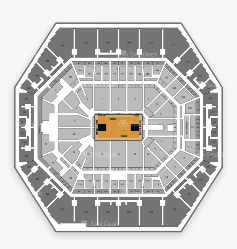 Indiana Pacers Seating Chart Bankers Life Fieldhouse Free Transparent PNG Download PNGkey