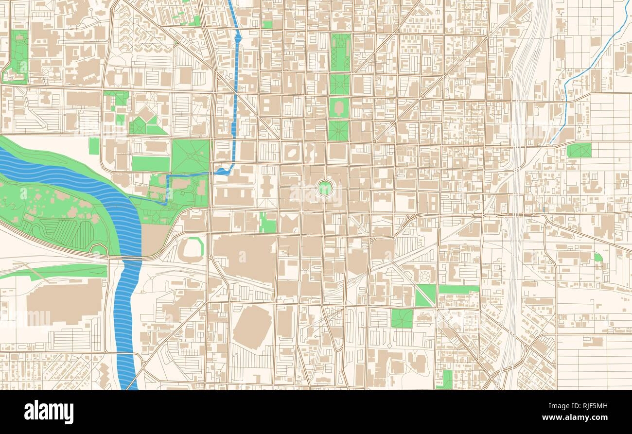 Printable Map Of Downtown Indianapolis