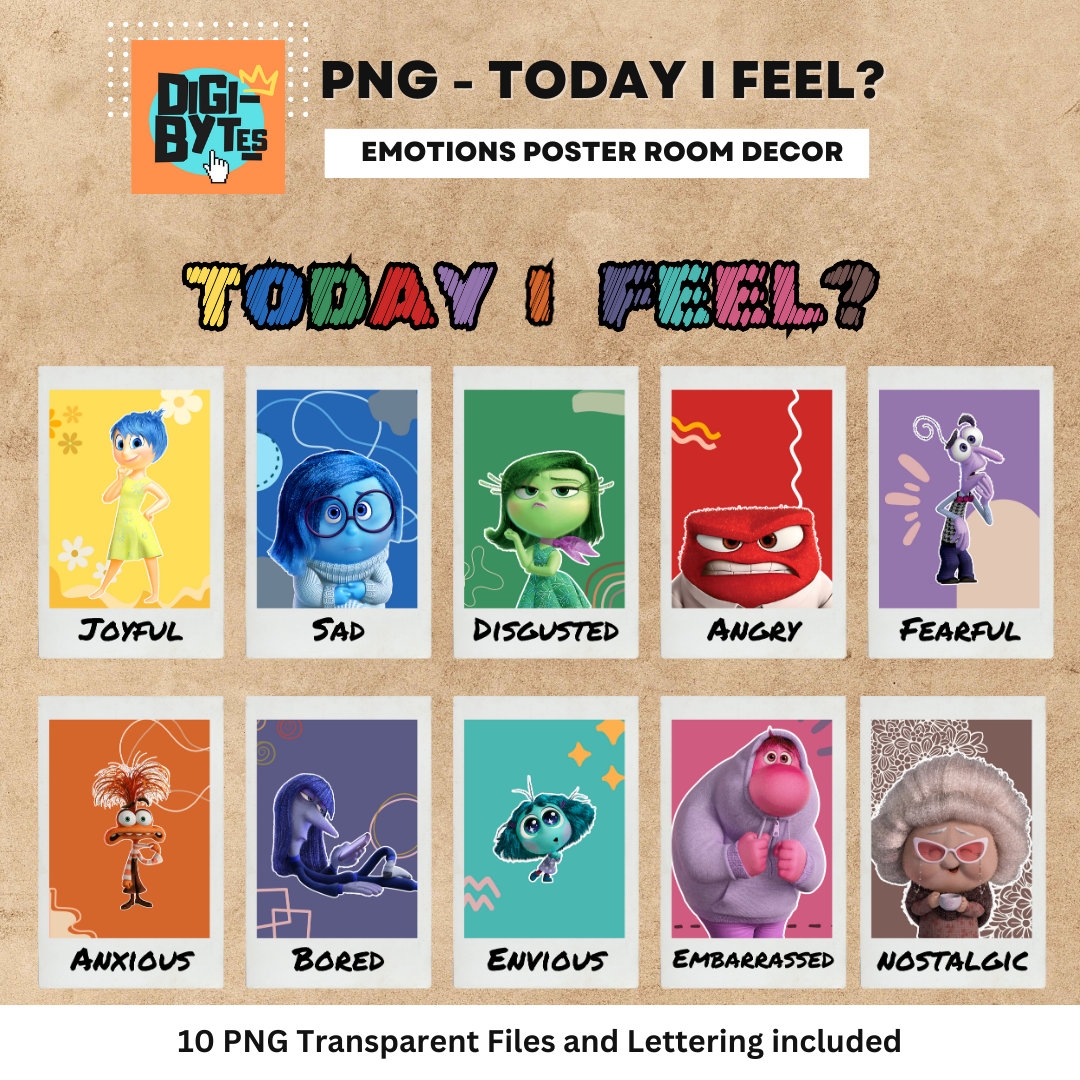 Free Printable Inside Out Emotions Chart