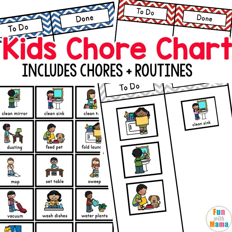 Free Printable Preschool Chore Chart