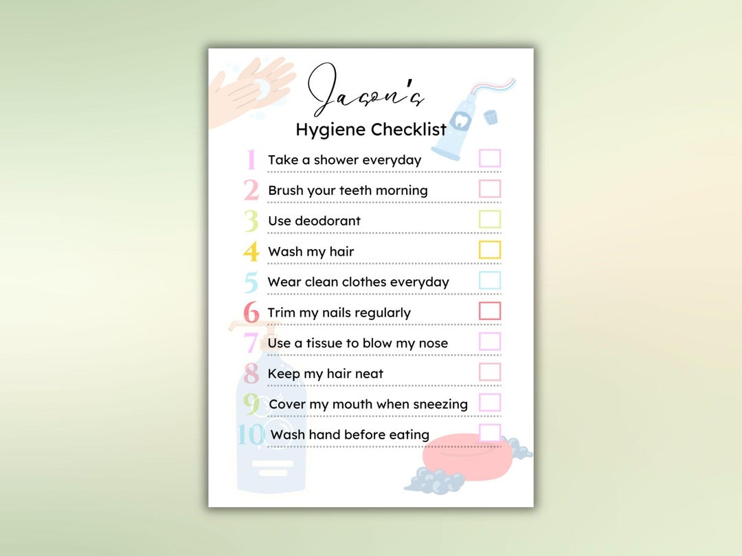 Kids Personal Hygiene Chart Childrens Colorful Hygiene Reminder Poster Kids Daily Bathroom Routine Template Kids Health Habits Checklist Etsy Kids Personal Hygiene Chart Childrens Colorful Hygiene Reminder Poster Kids Daily Bathroom Routine Template Kids Health Habits Checklist Etsy