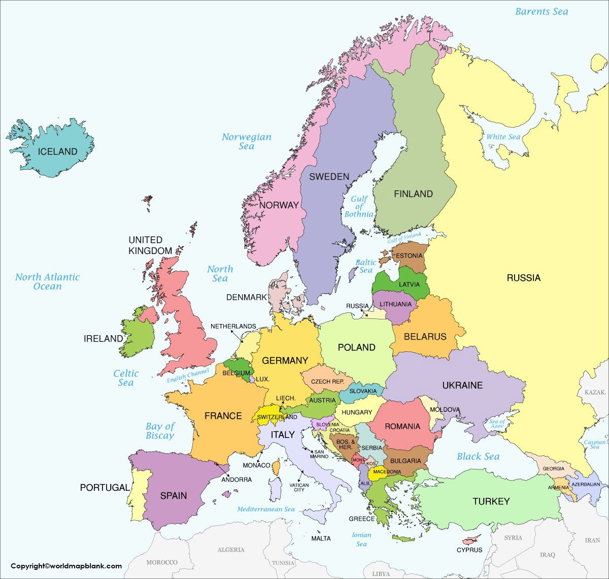 Labeled Map Of Europe Europe Map With Countries PDF World Map Blank Labeled Map Of Europe Europe Map With Countries PDF World Map Blank