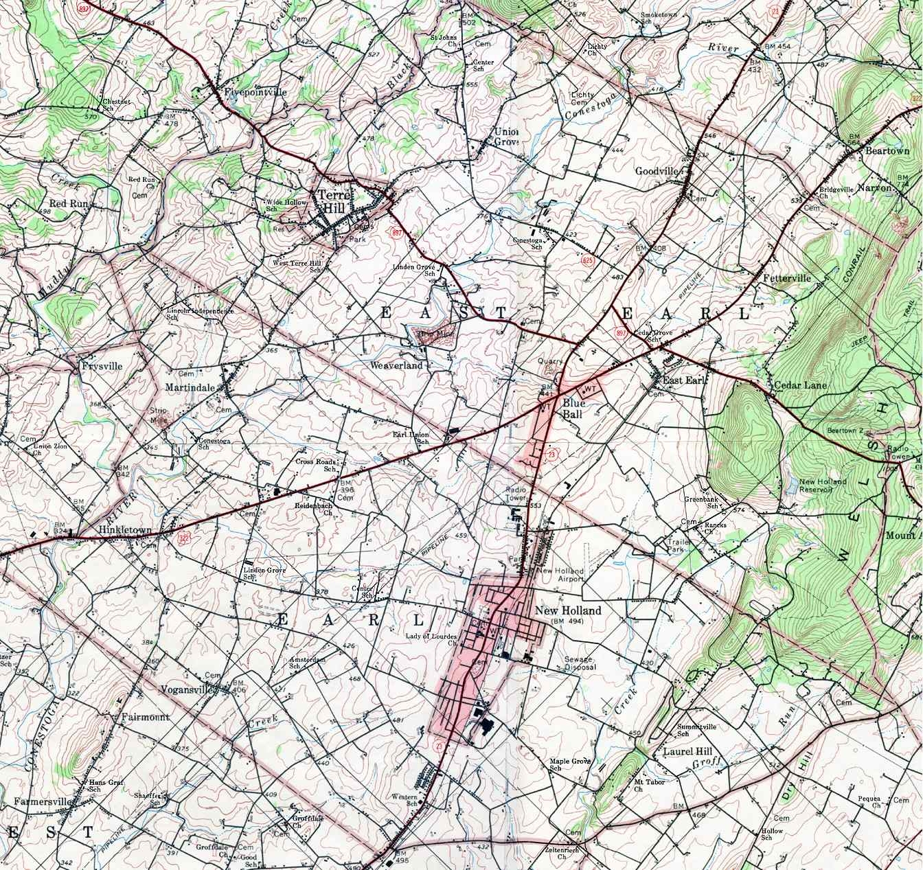 Lancaster County Pennsylvania Township Maps Lancaster County Pennsylvania Township Maps