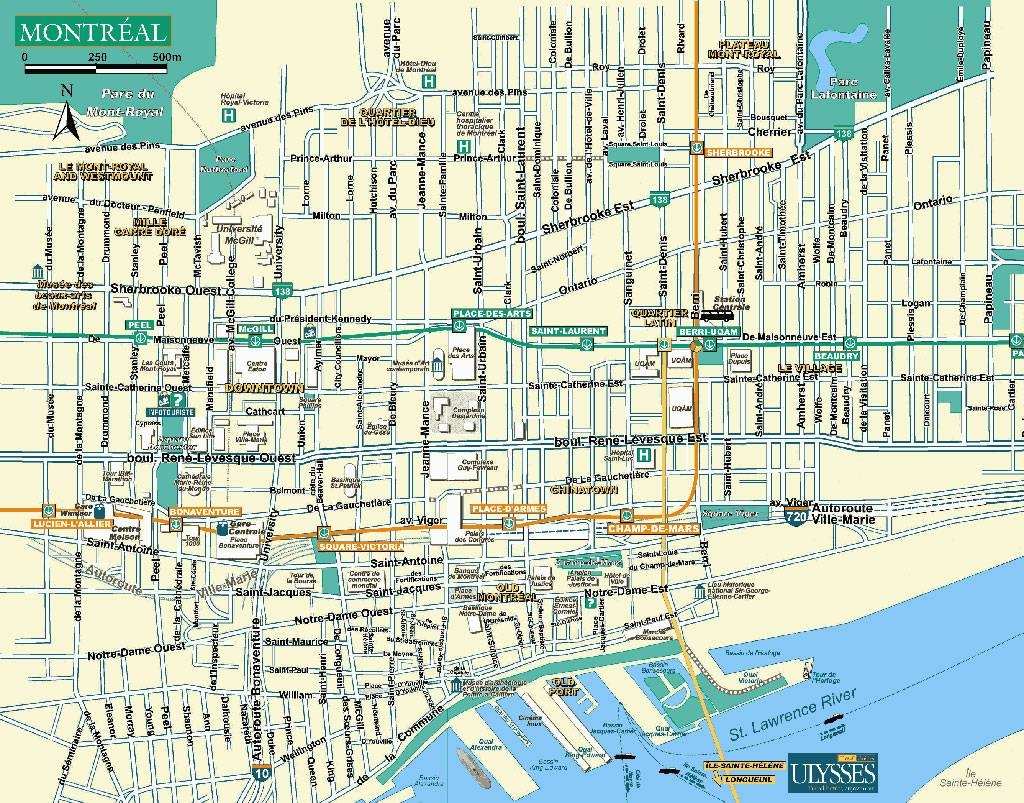 Large Montreal Maps For Free Download And Print High Resolution And Detailed Maps