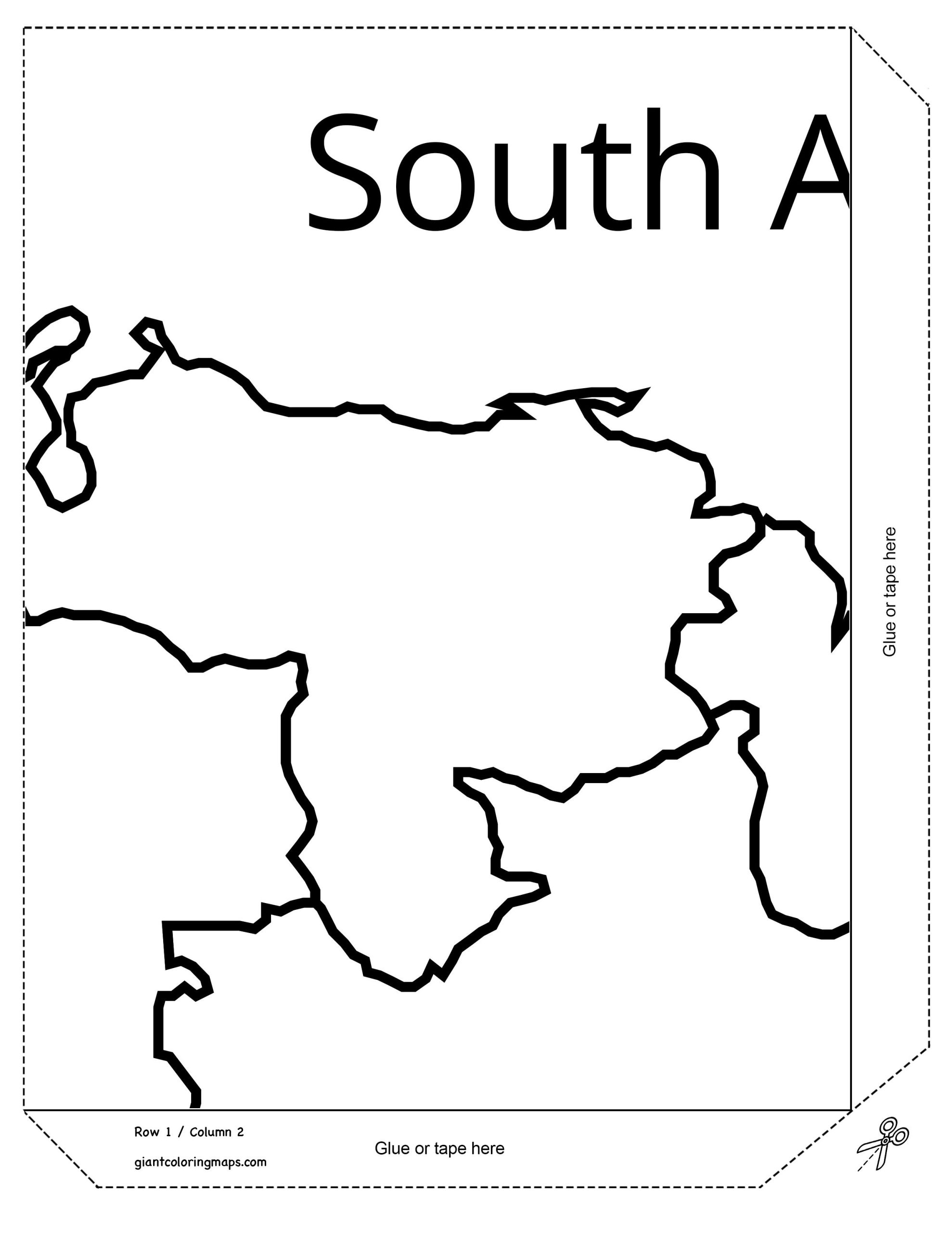 Printable South America Political Map