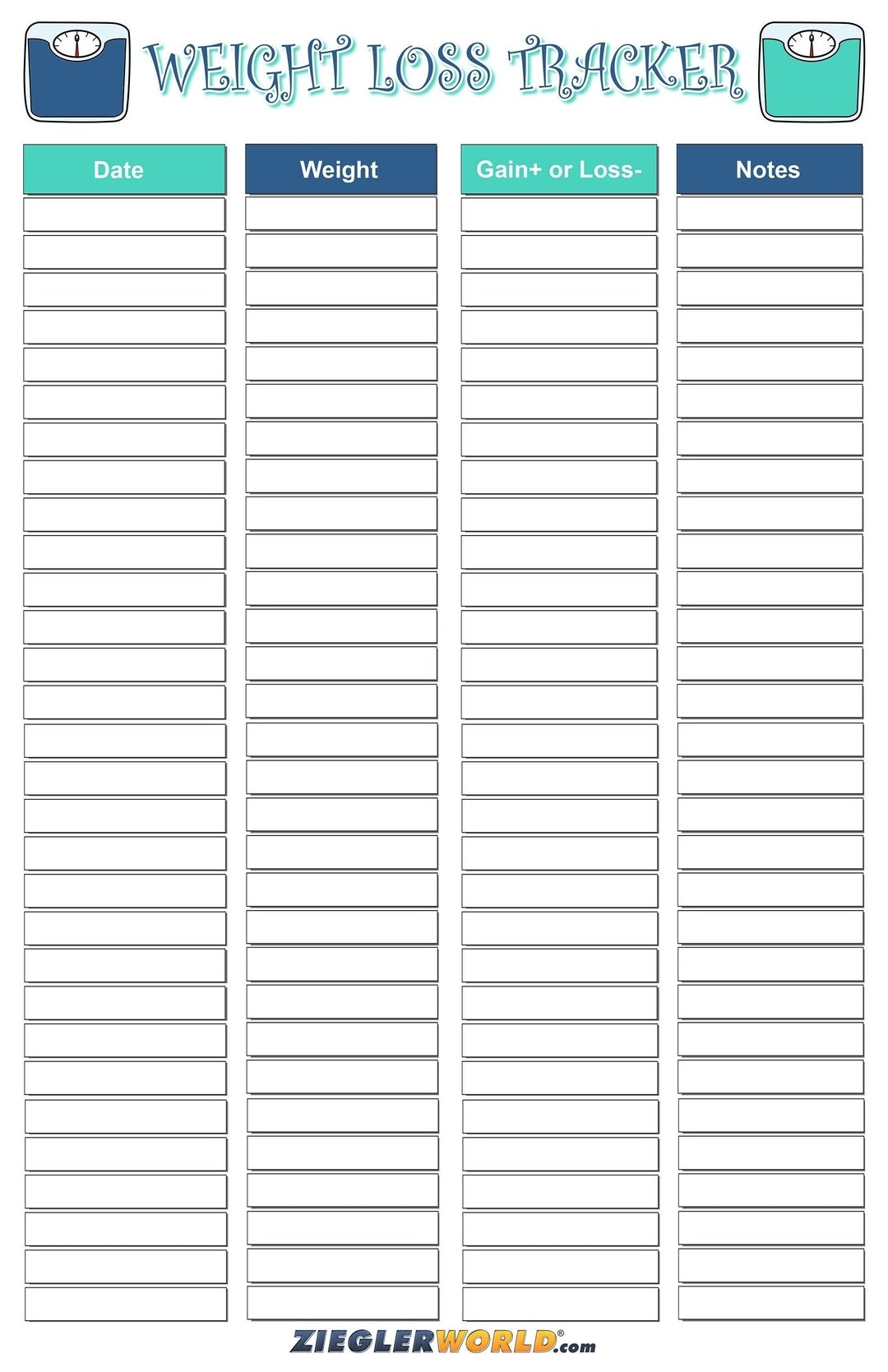 Large Reusable Weight Loss Gain Tracker Chart Track Your Progress Dry Erase Pen Laminated 22 X 34 Perfect Tracker Etsy