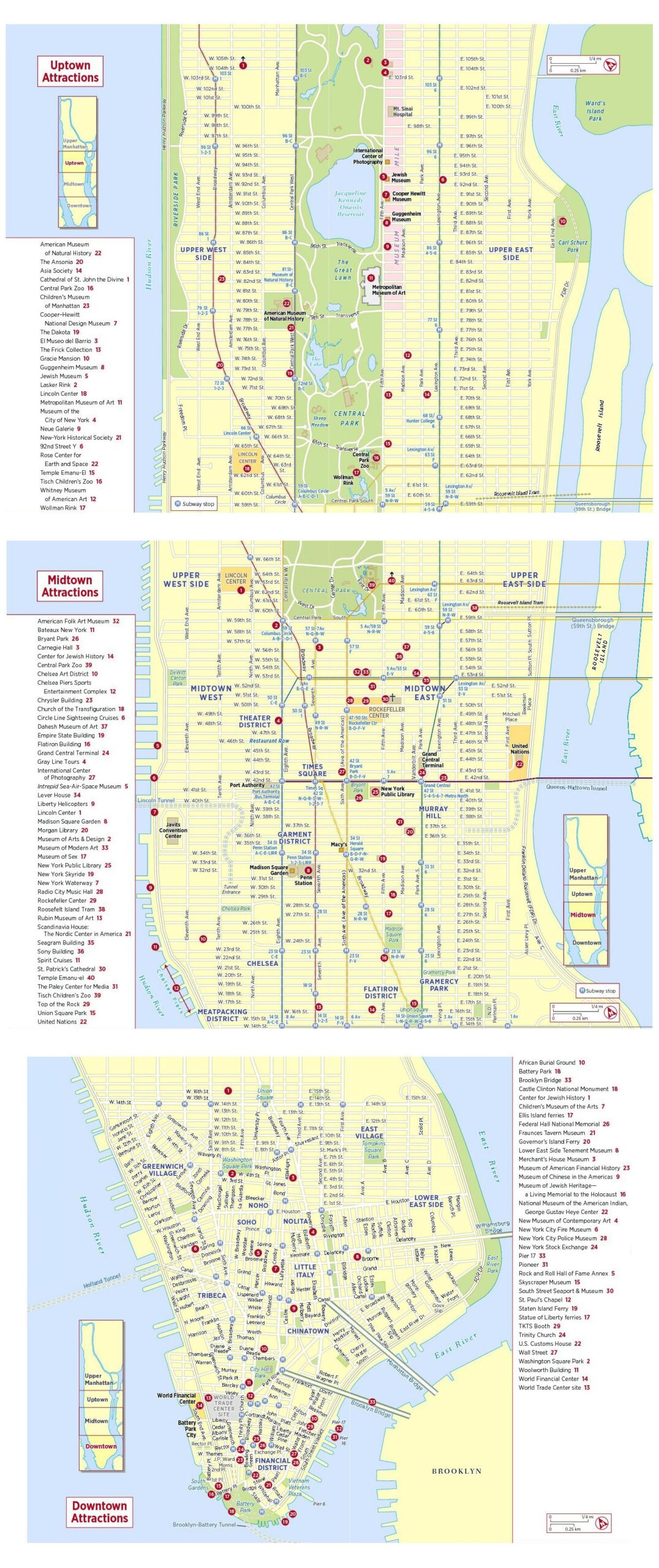 Printable City Street Maps