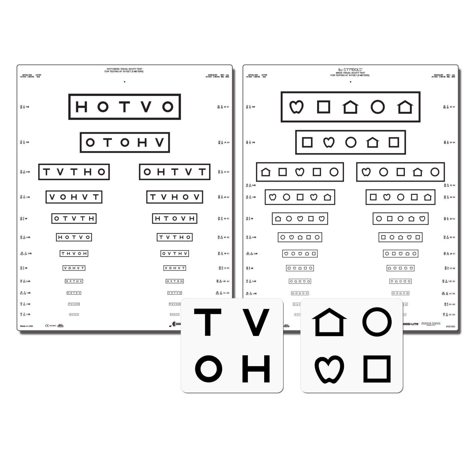 Printable Lea Eye Chart