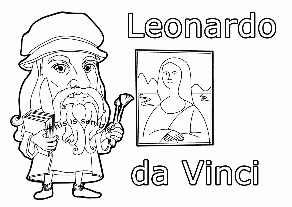 Printable Leonardo Da Vinci Worksheets Printable Leonardo Da Vinci Worksheets