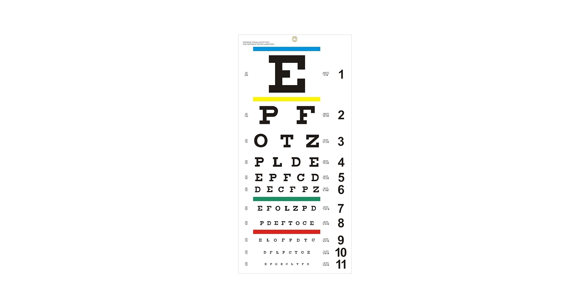 Line And A Free Printable DMV Eye Chart Guide Printables For Everyone Eye Exam Chart