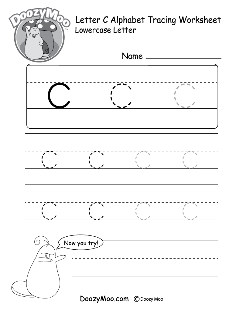 Lowercase Letter Tracing Worksheets Free Printables Doozy Moo
