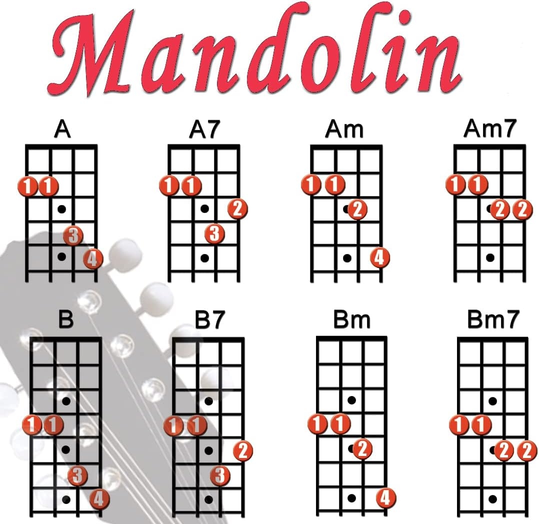Printable Beginner Mandolin Chord Chart