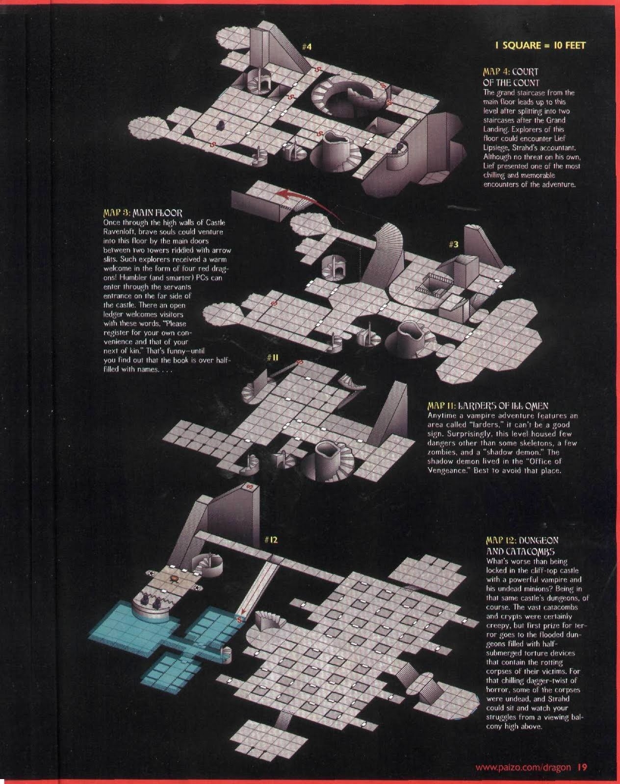 Map Of Castle Ravenloft Chlistbrilliant
