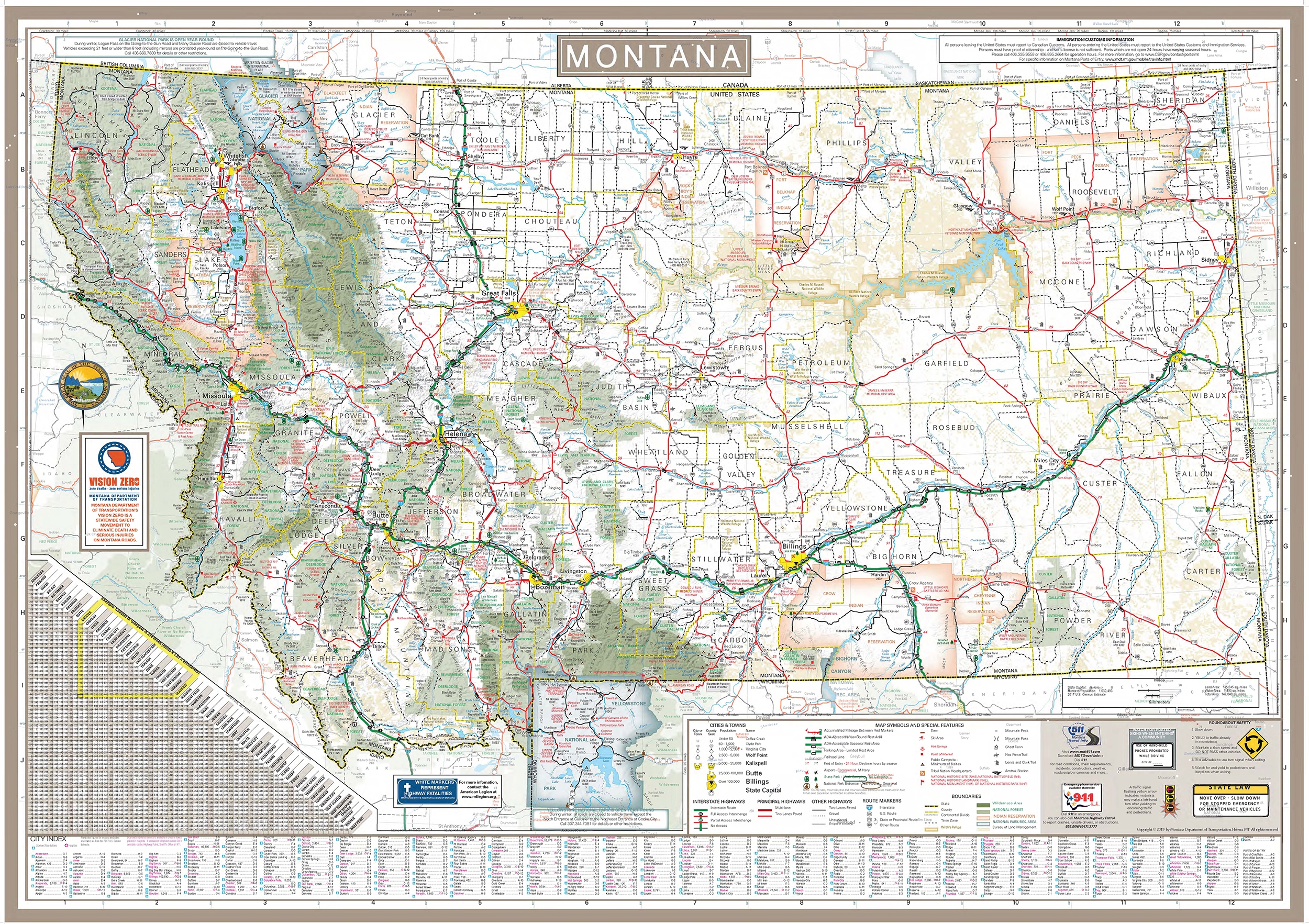 Map Of Montana Montana Department Of Commerce