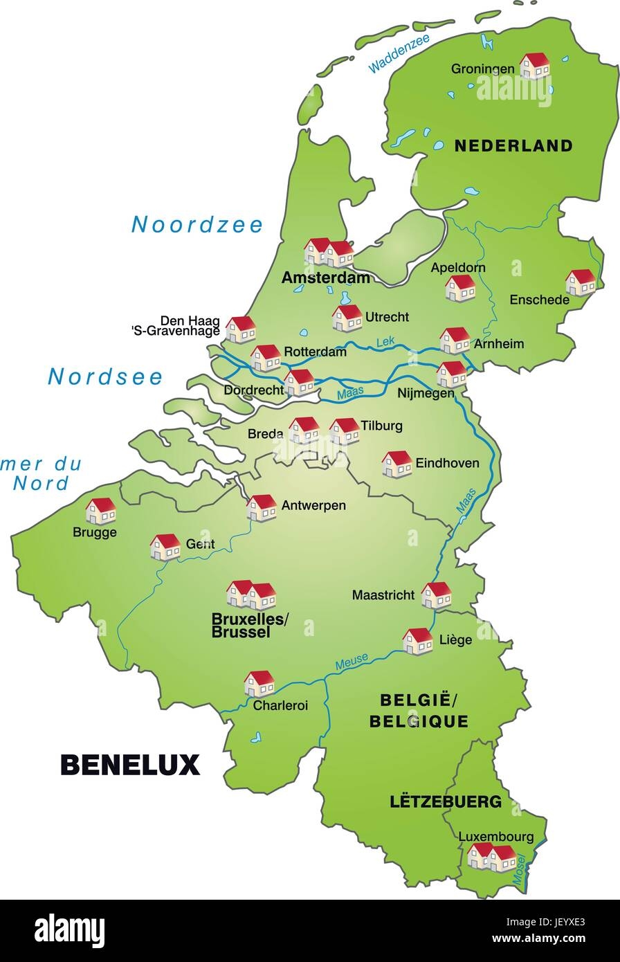 Printable Map Of The Netherlands Printable Map Of The Netherlands
