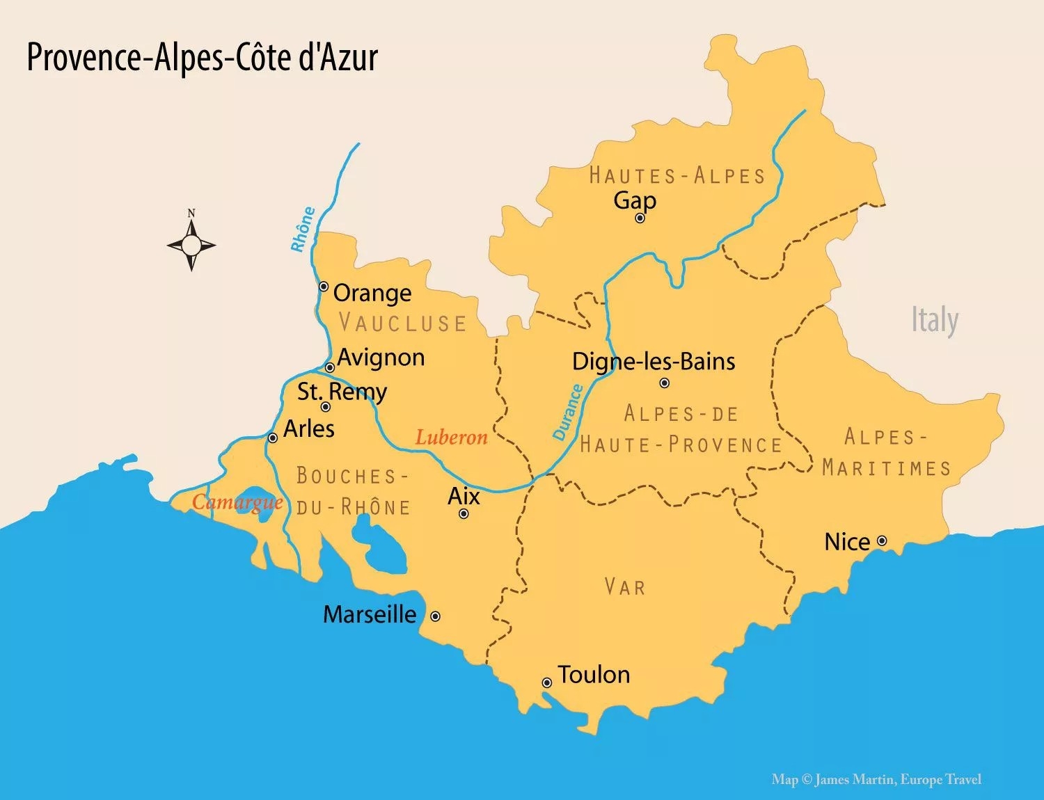 Map Of Provence Interactive Map And Pdf Maps Download