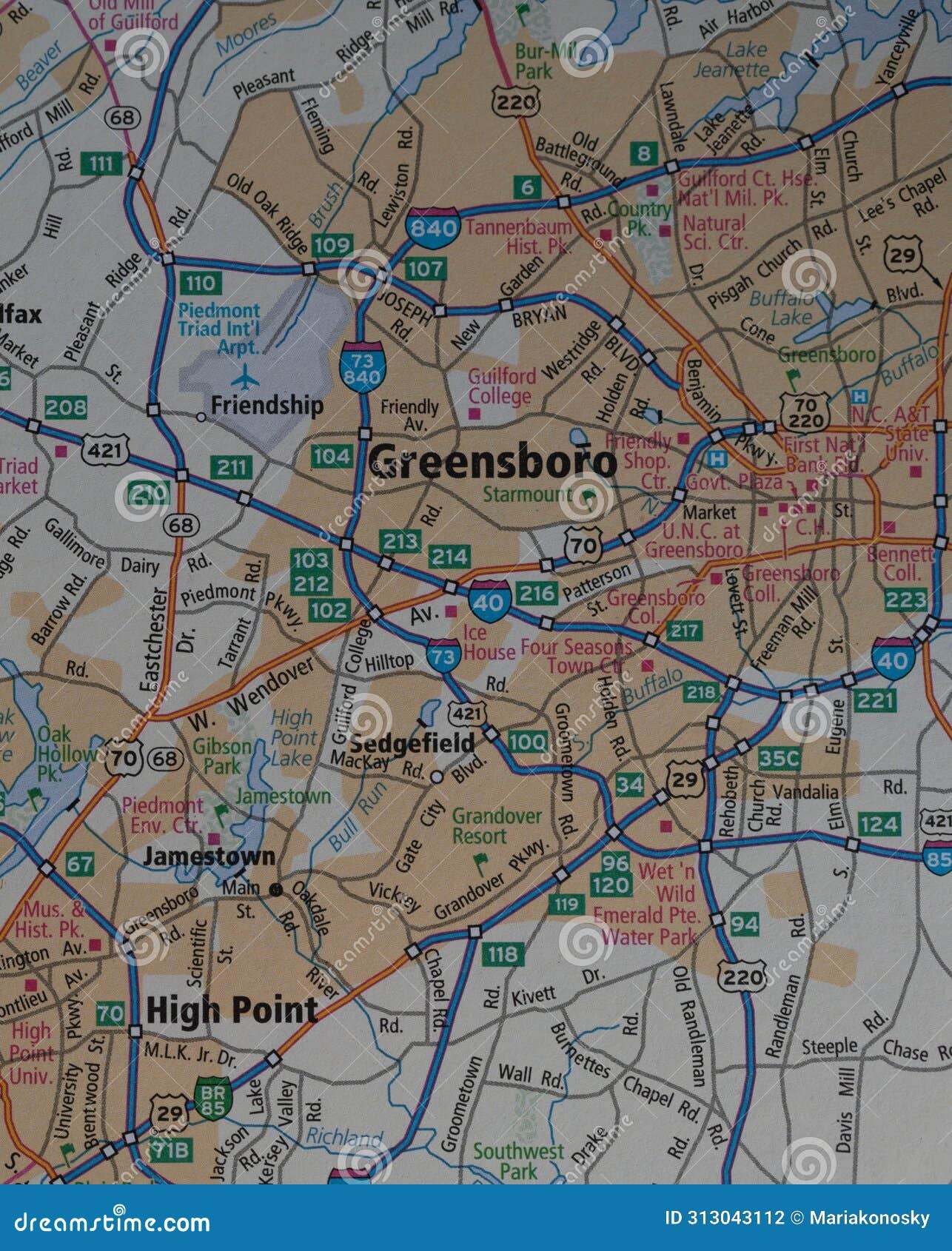Printable Map Of Greensboro Nc Printable Map Of Greensboro Nc