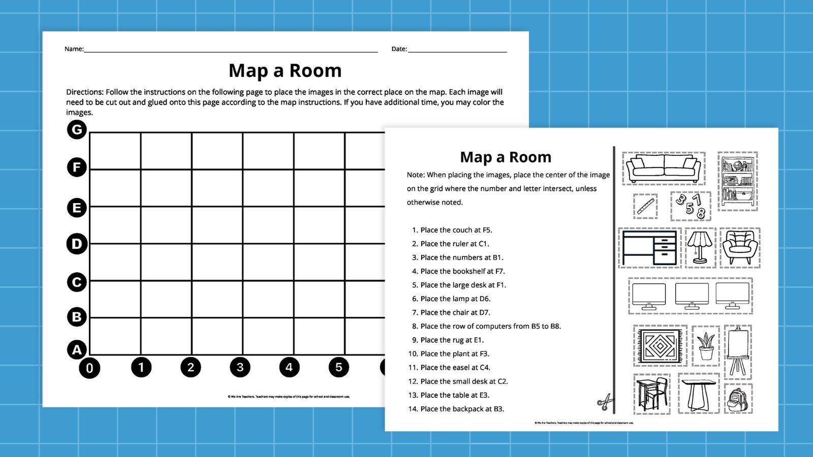 Map Skills Worksheets Free Printable Bundle 