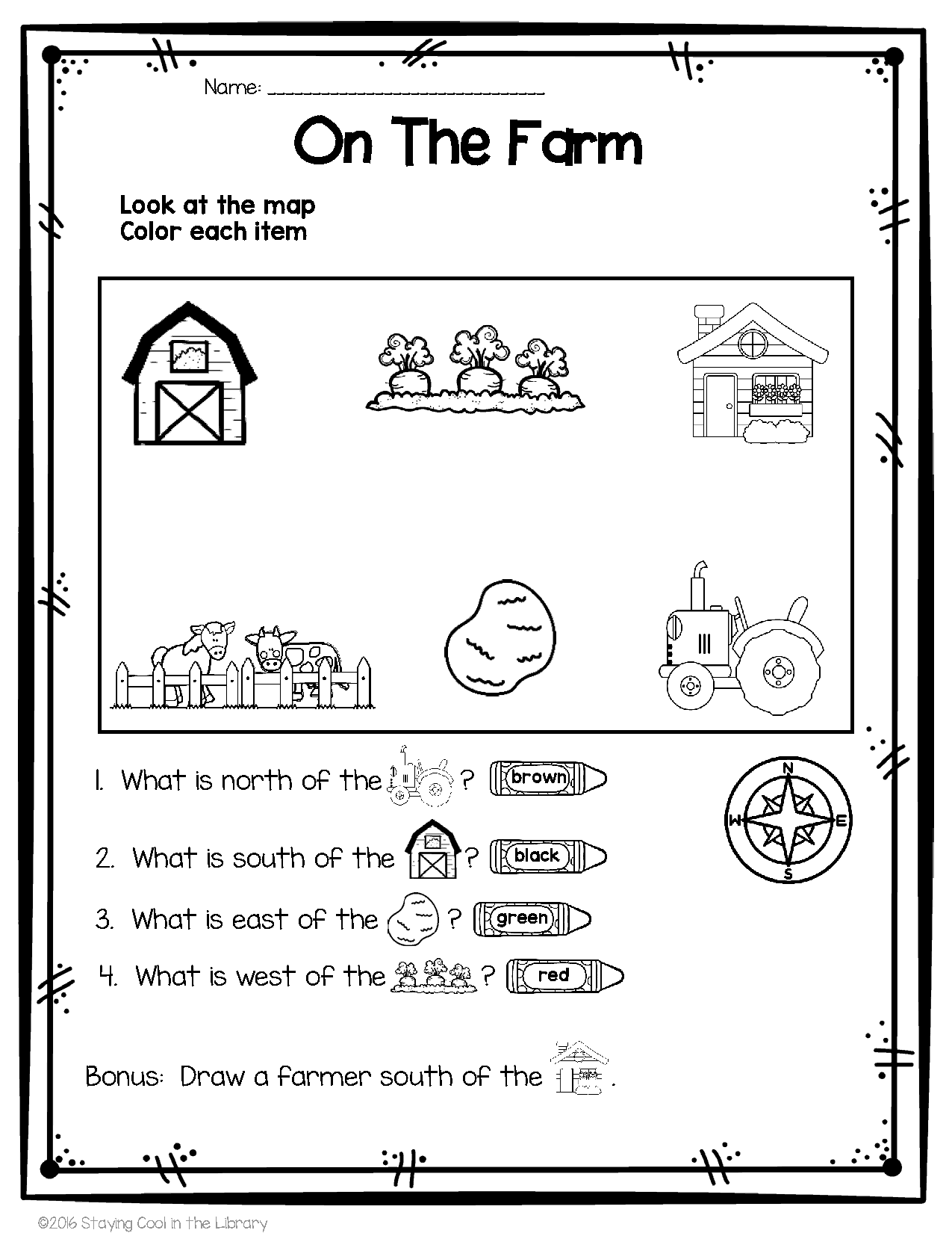 Free Printable Map Skills Worksheets Pdf