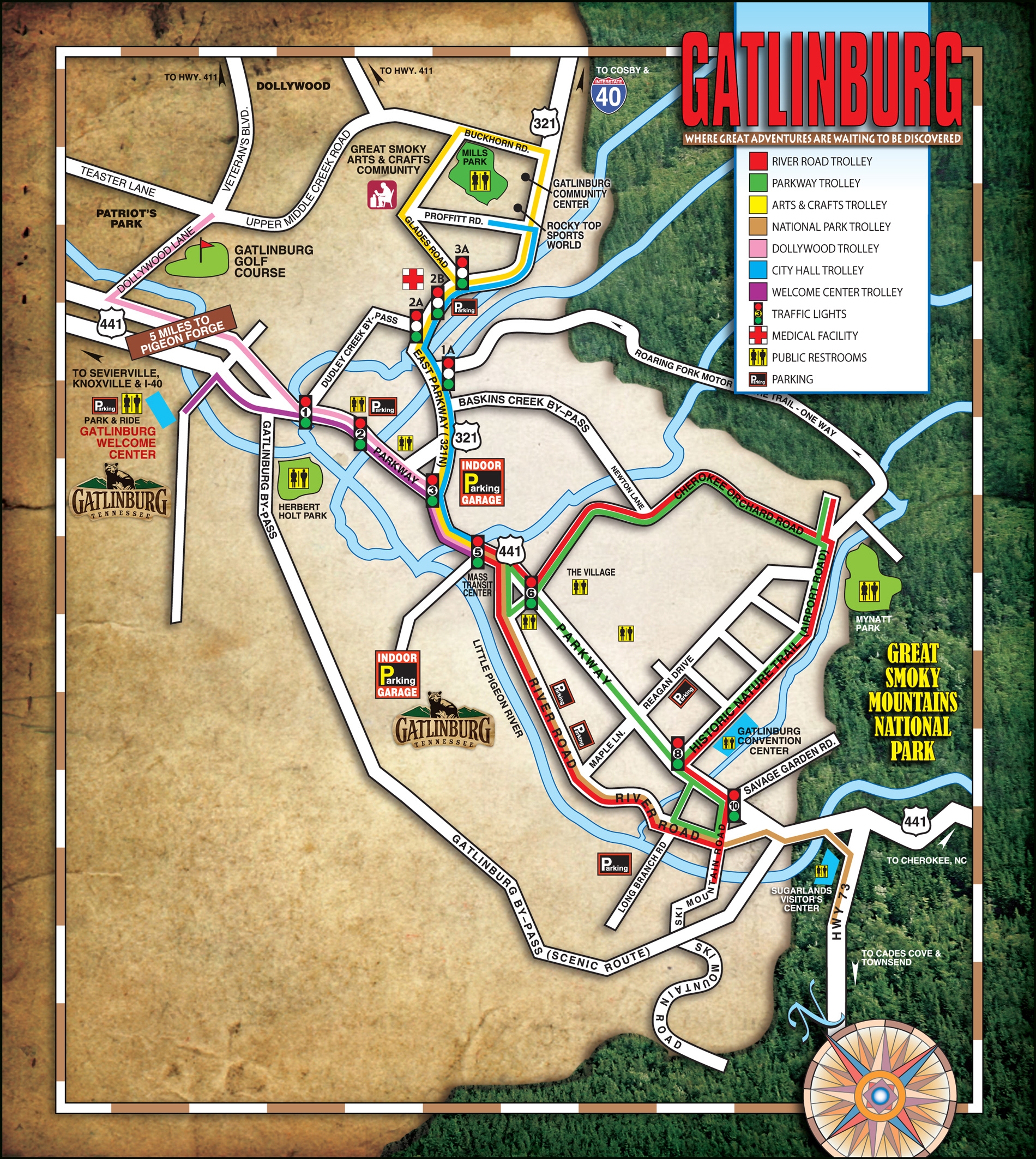 Dollywood Map Printable