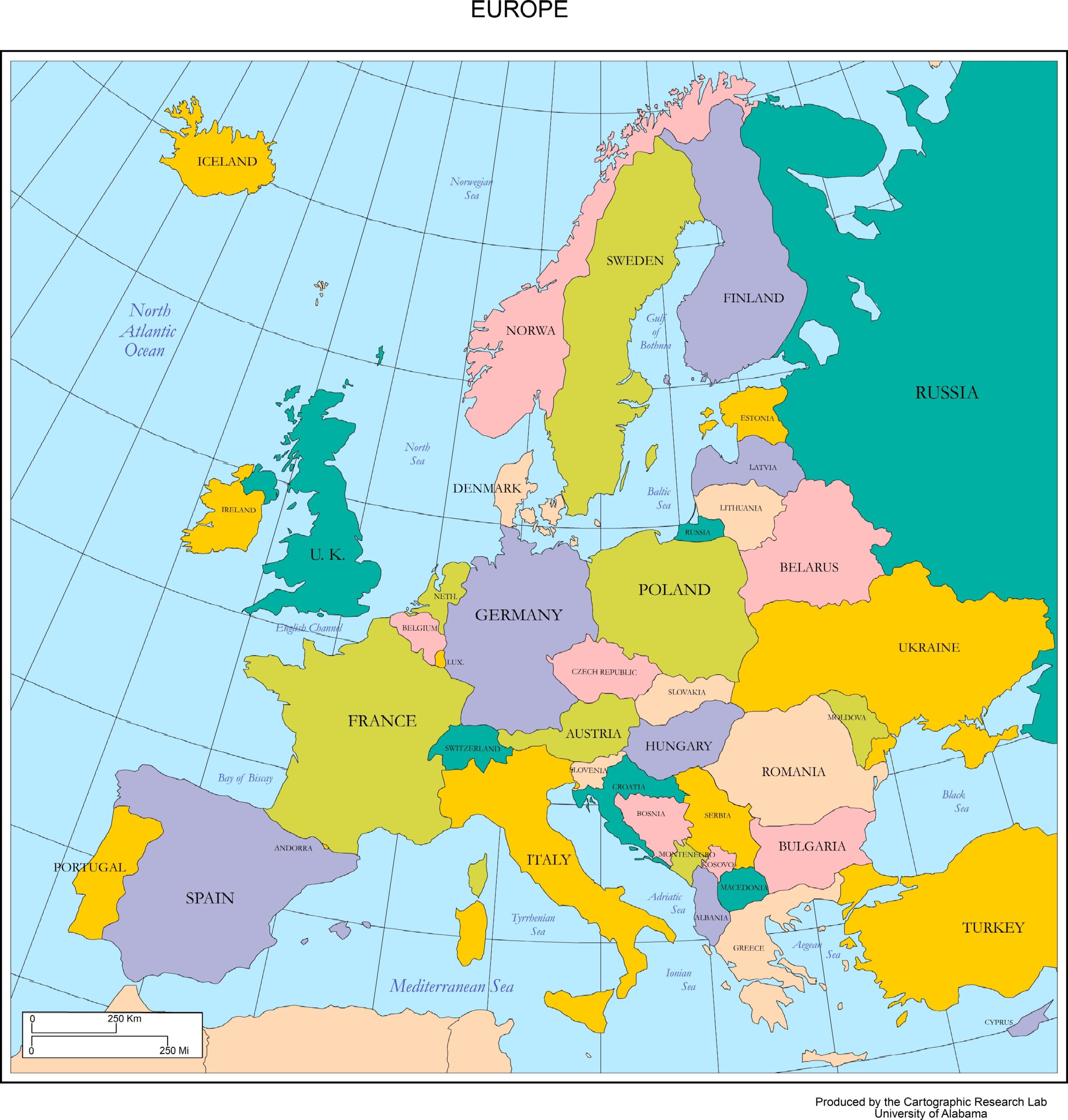 Maps Of Europe