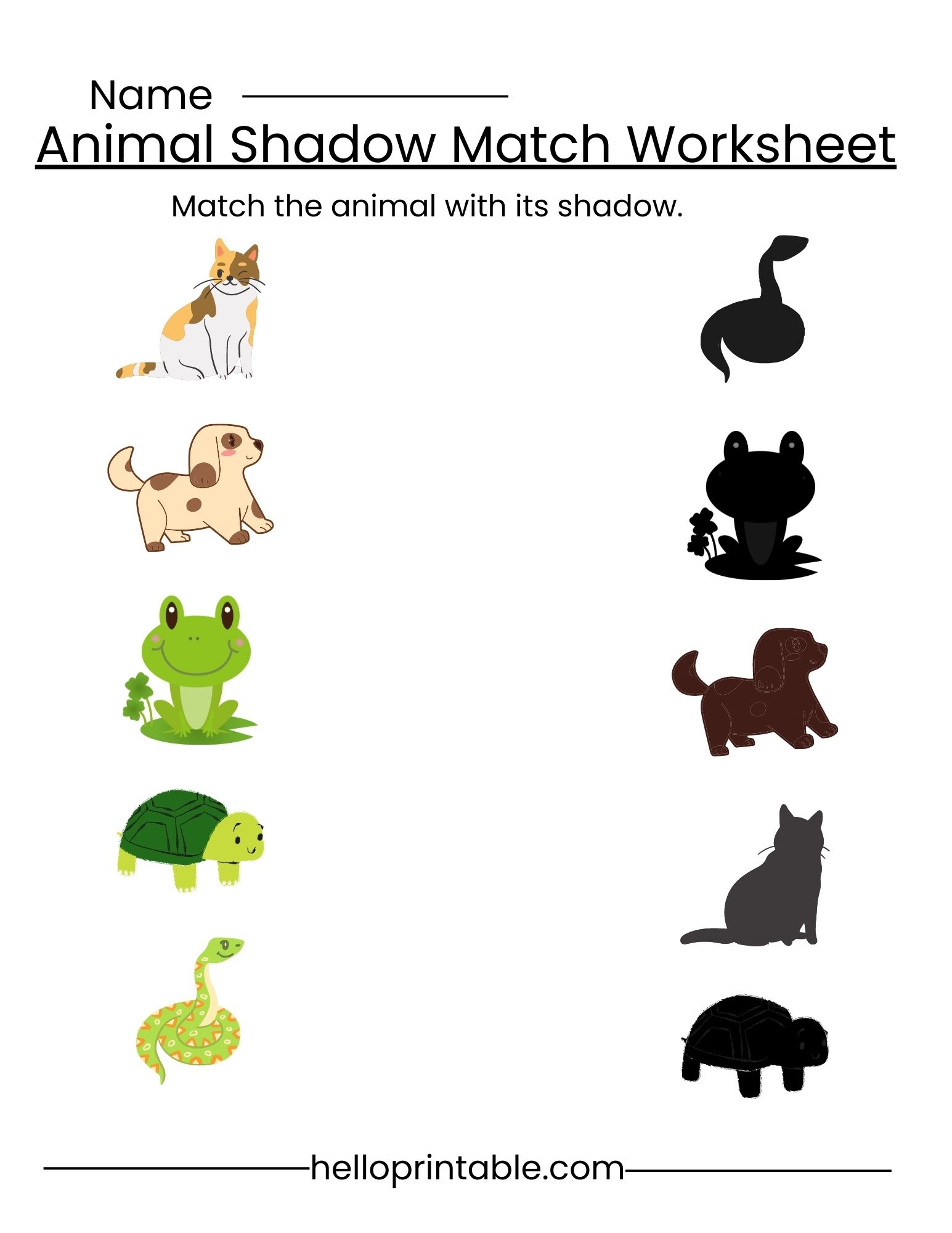 Matching Worksheets For Kindergarten And Preschool Kids Helloprintable Matching Worksheets For Kindergarten And Preschool Kids Helloprintable