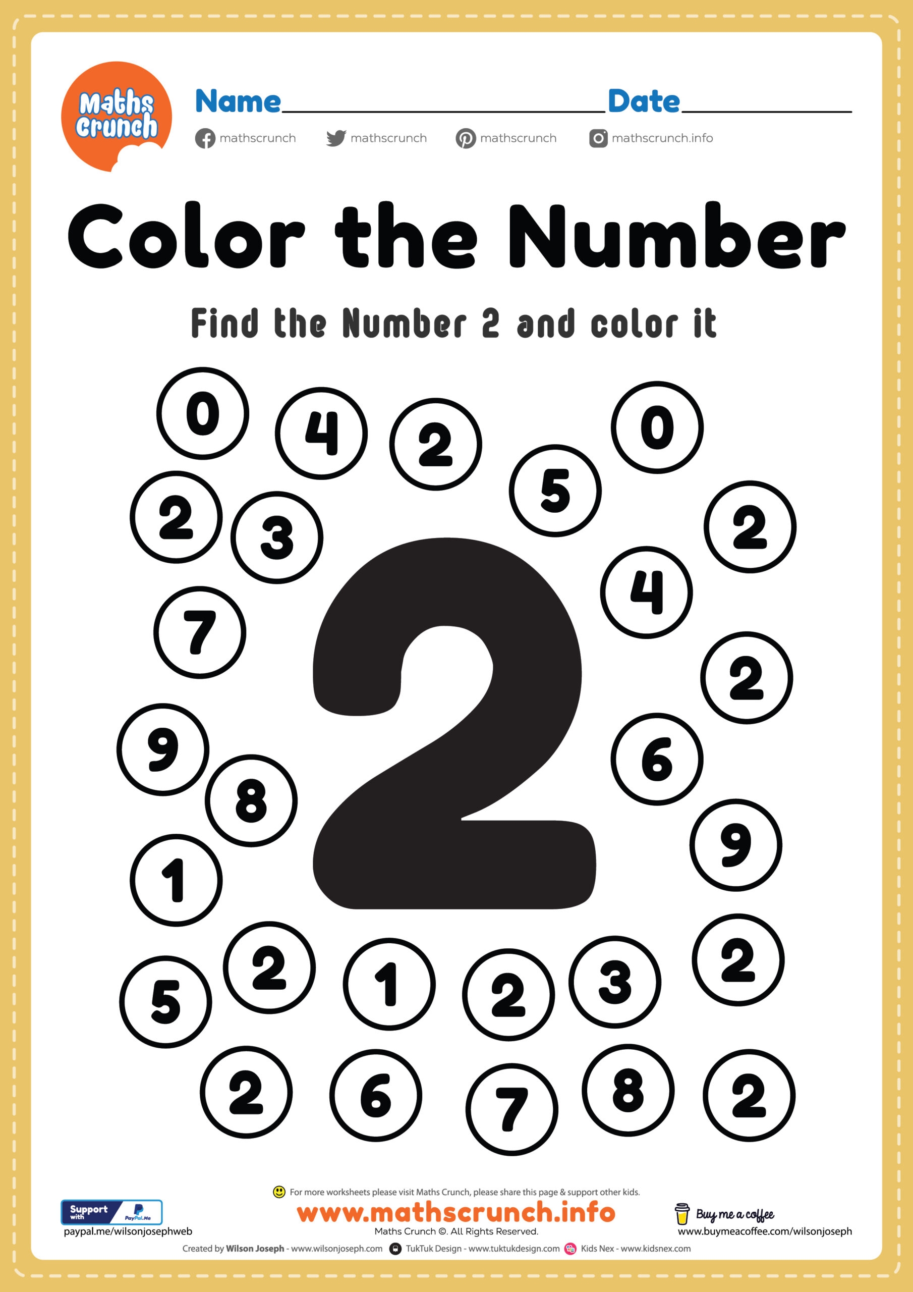 Free Printable Preschool Math Sheets