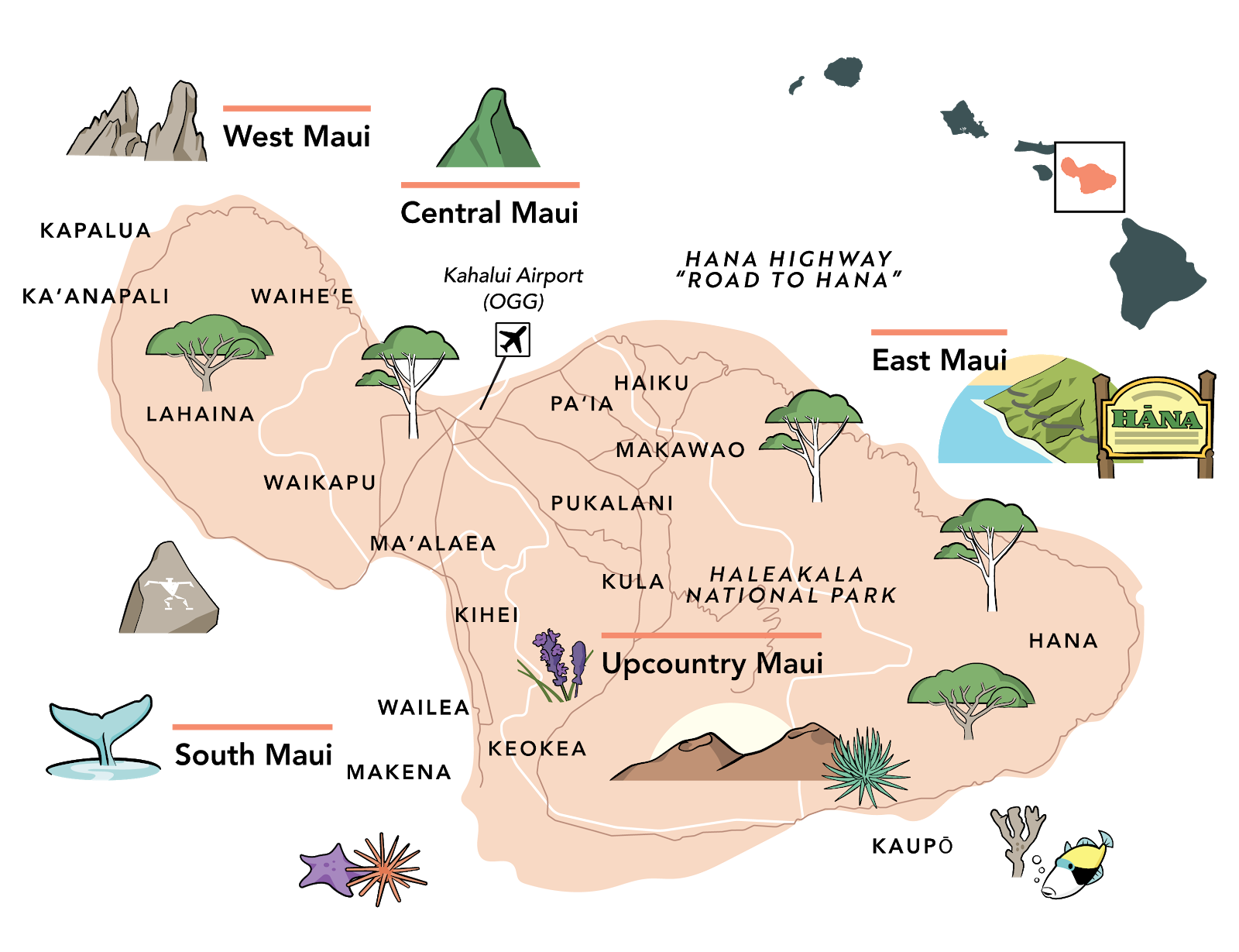 Free Printable Map Of Maui