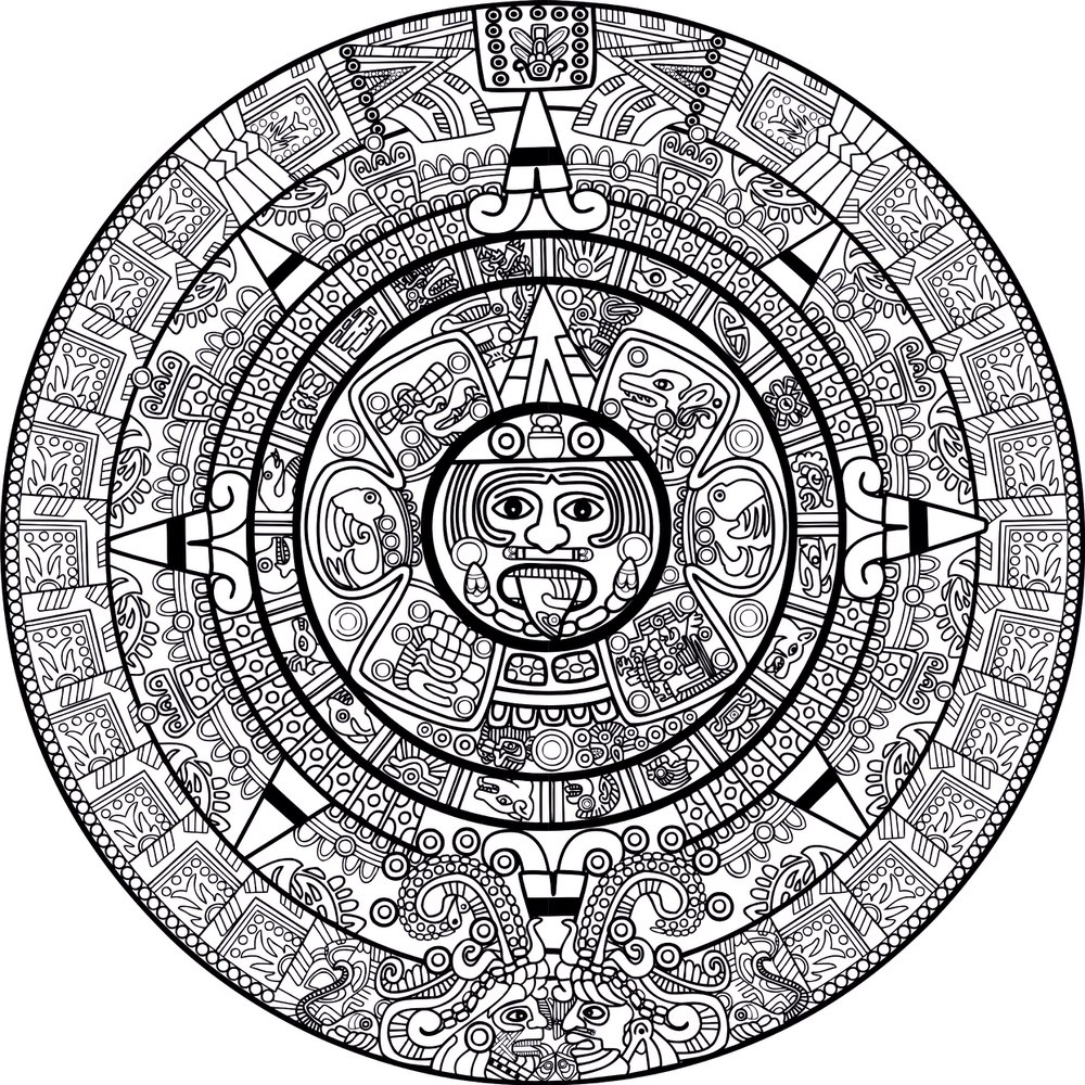 Mayan Calendar Vector Art Free Vector Cdr Download 3axis co