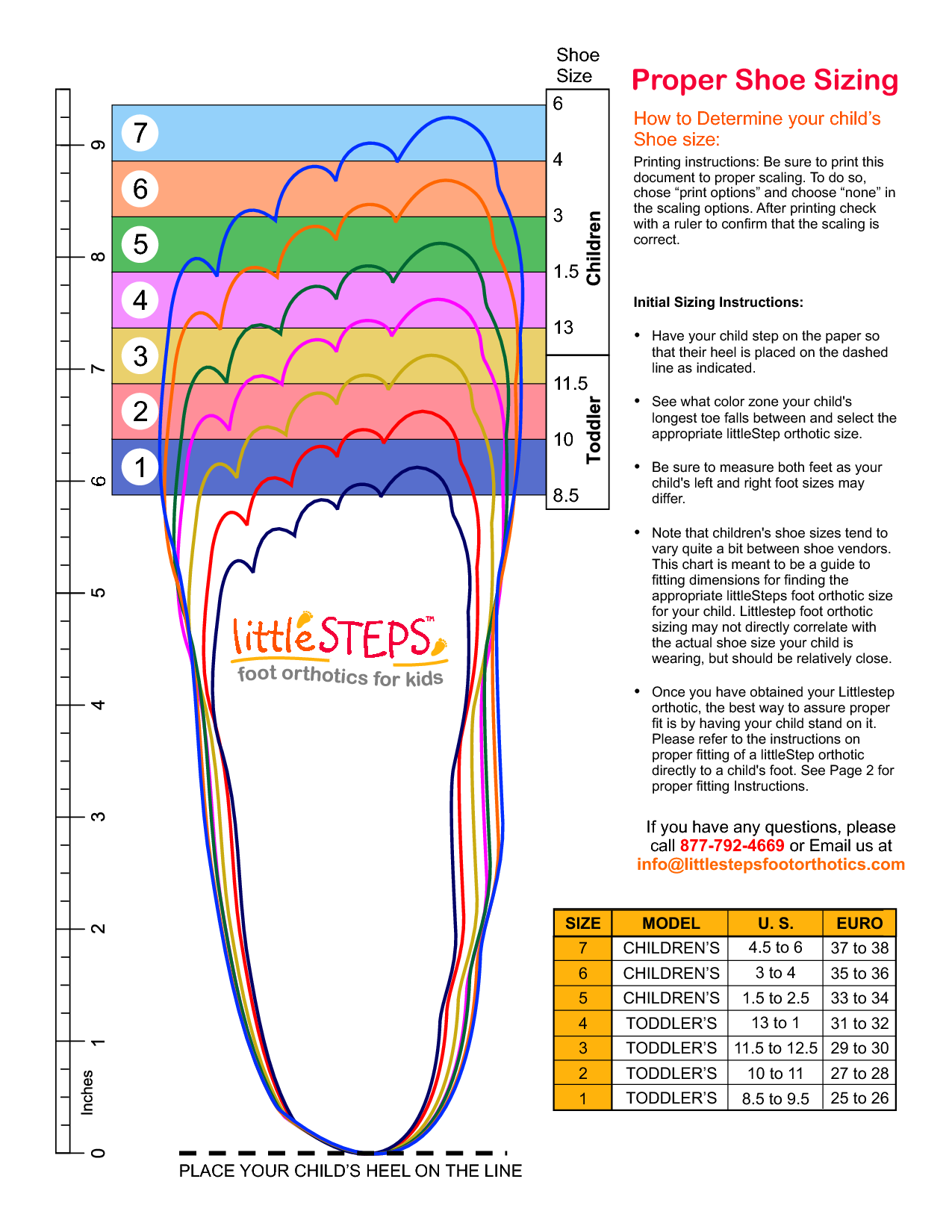 Measure Printable Baby Shoe Size Chart Shoe Sizer Kids Shoe Size Chart Printable Toddler Shoe Size