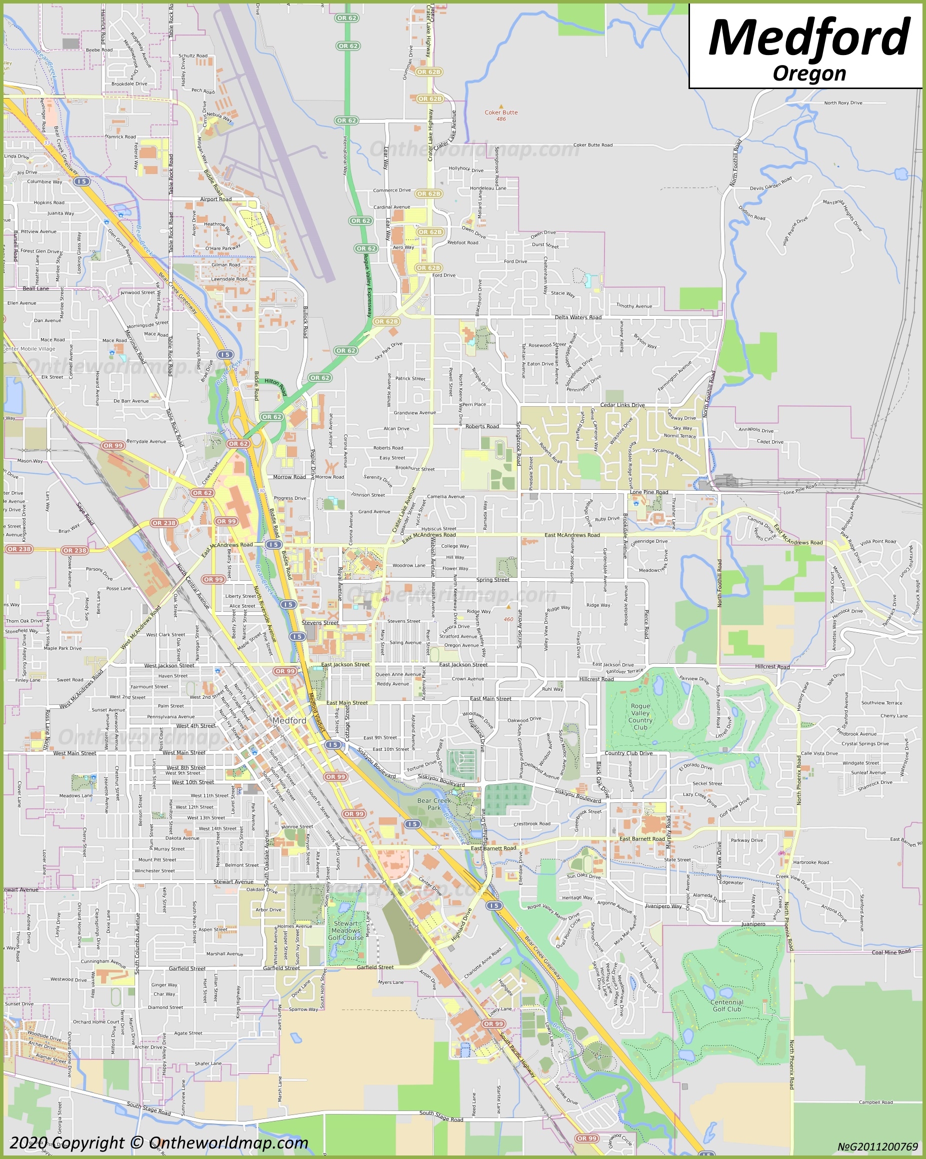 Medford Map Oregon U S Discover Medford With Detailed Maps Medford Map Oregon U S Discover Medford With Detailed Maps