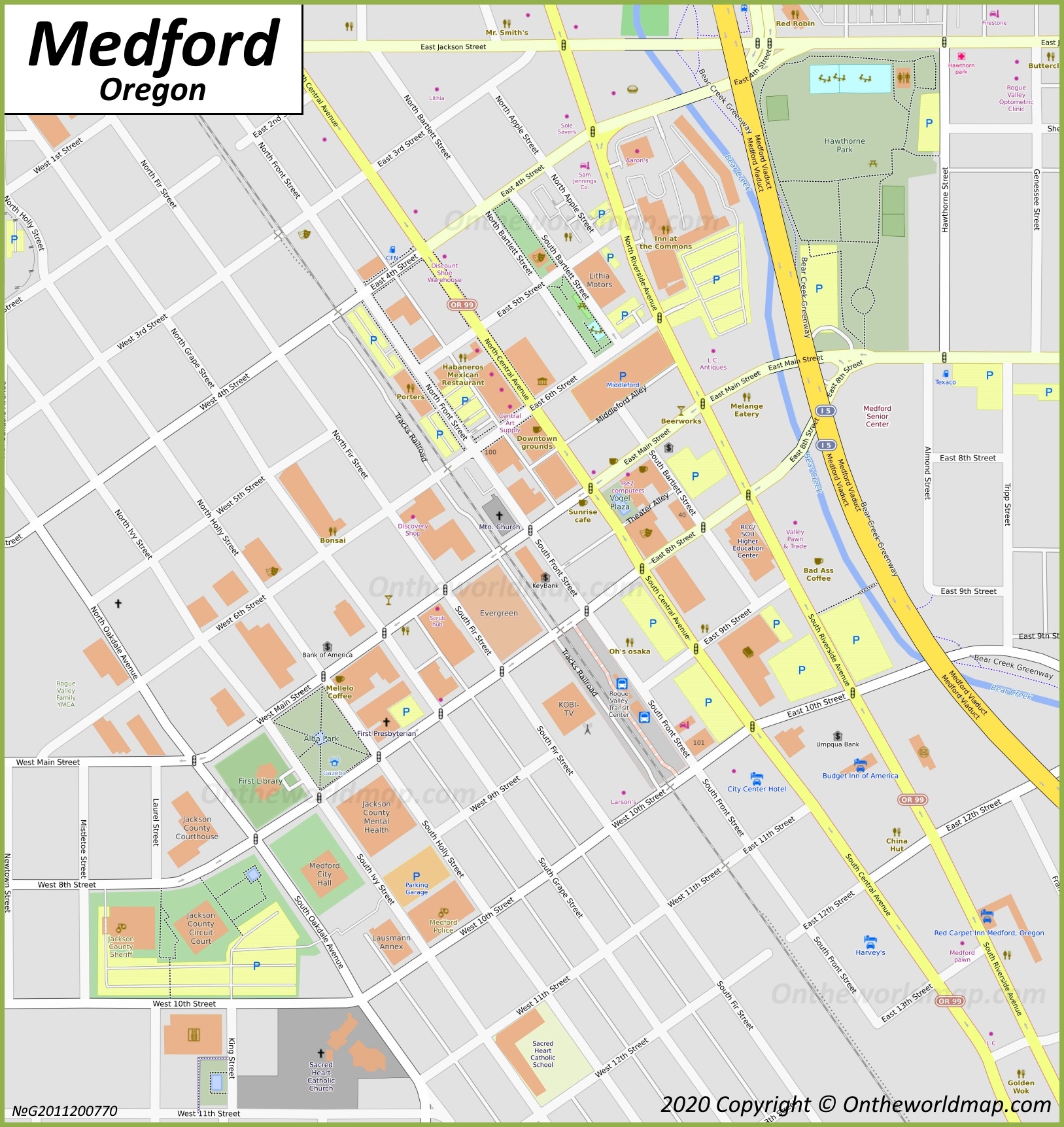 Medford Map Oregon U S Discover Medford With Detailed Maps Medford Map Oregon U S Discover Medford With Detailed Maps