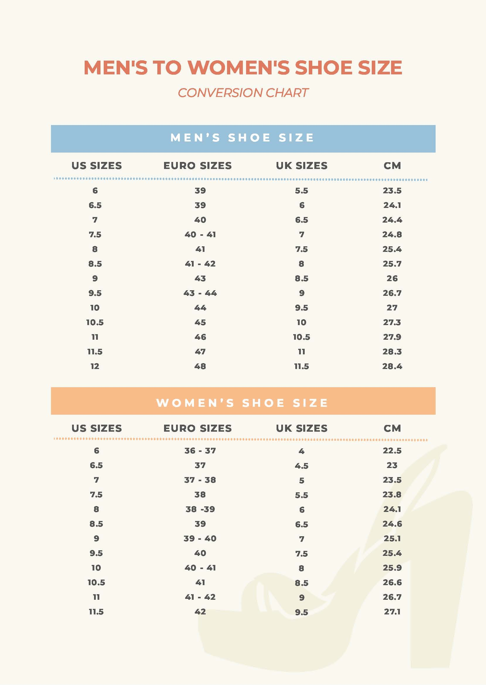 Printable Shoe Size Chart Uk Mens Printable Shoe Size Chart Uk Mens