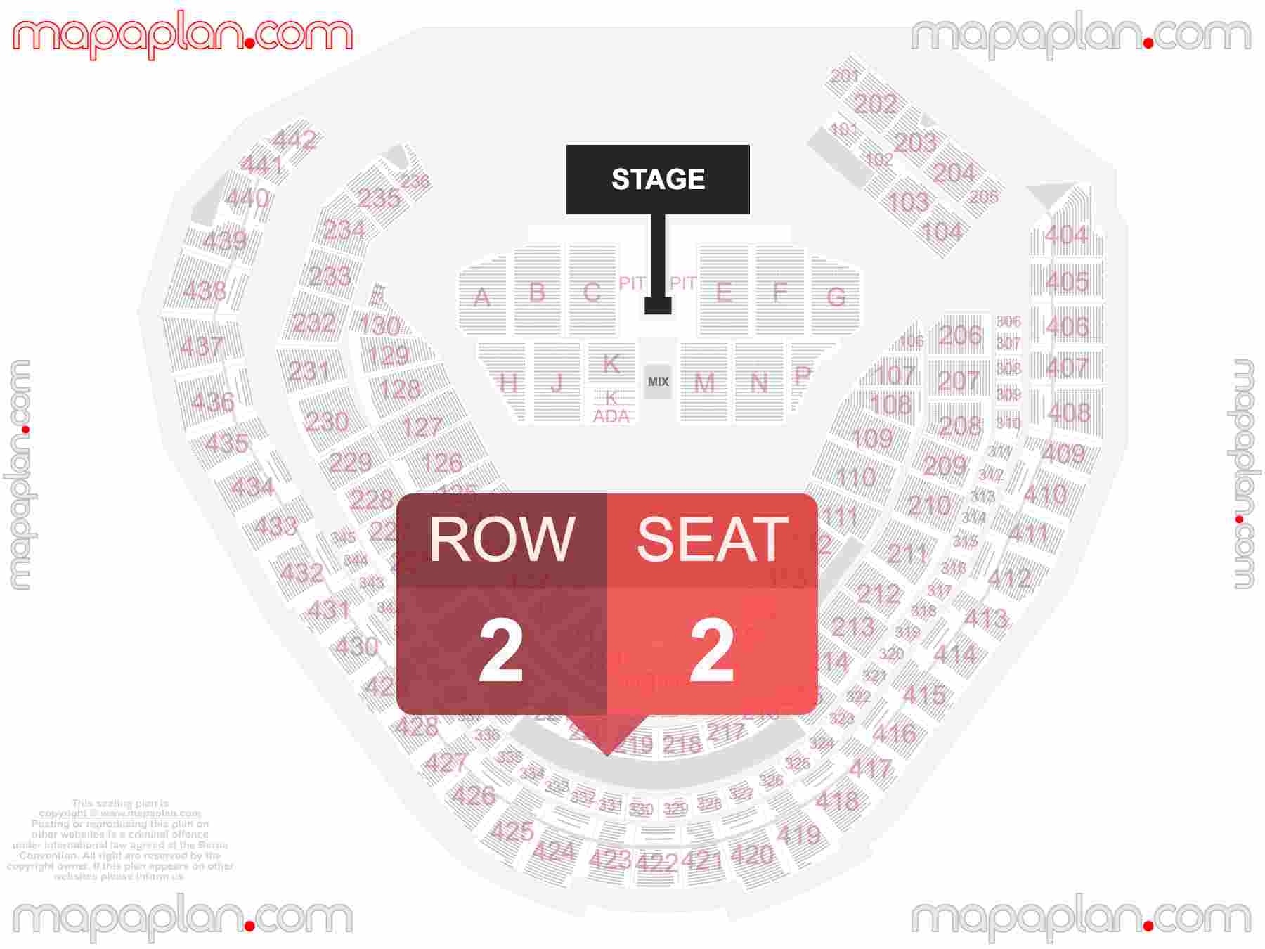 Milwaukee American Family Field Detailed Interactive Seating Chart With Seat Row Numbers MapaPlan