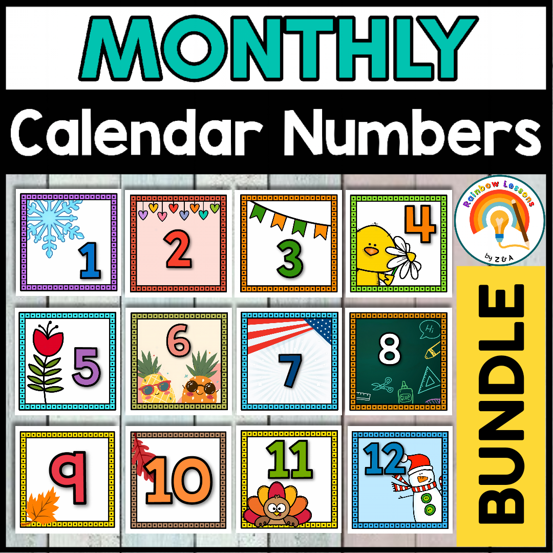 Printable Calendar Cards For Pocket Chart Printable Calendar Cards For Pocket Chart