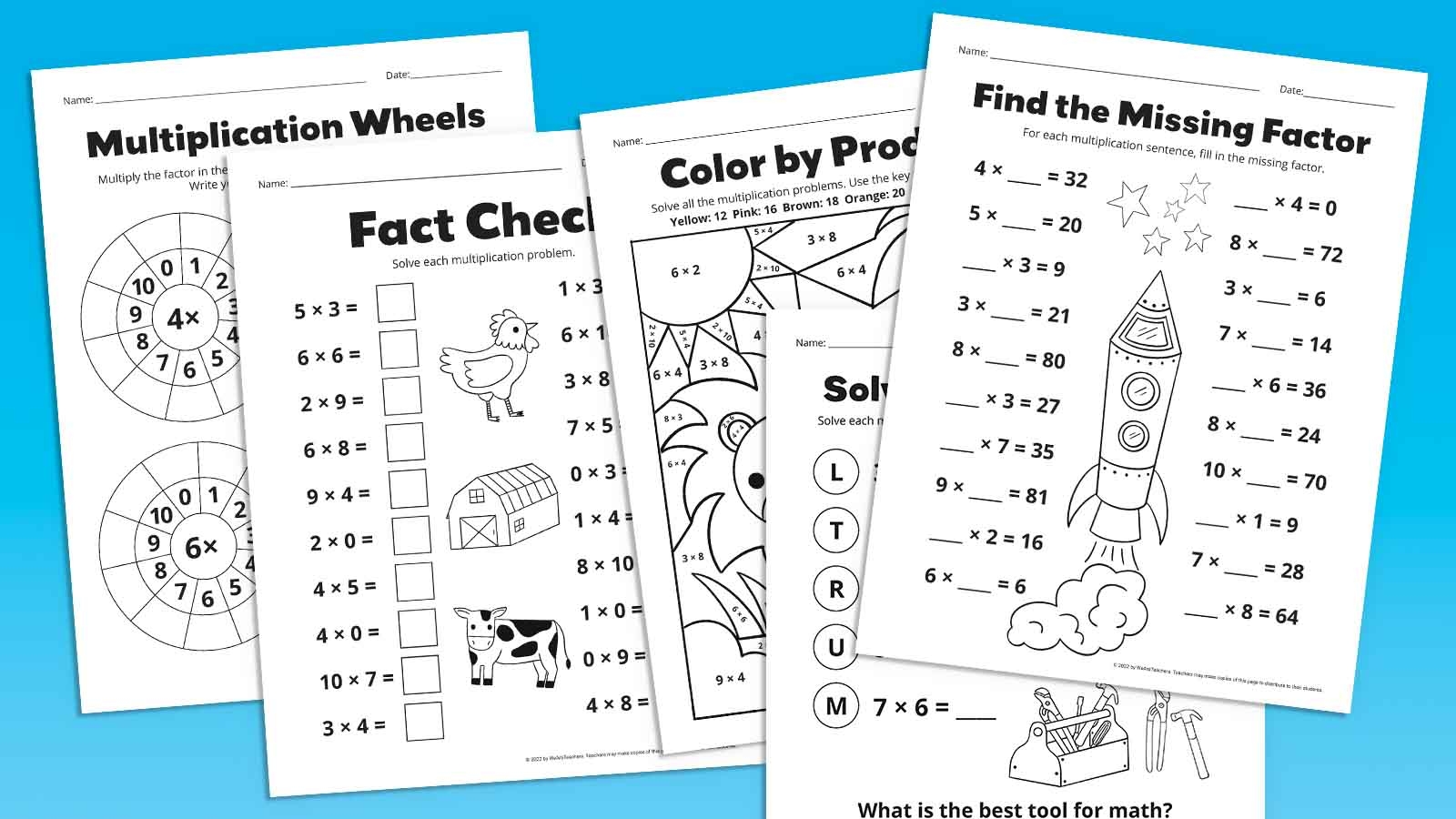 Multiplication Worksheets Get A Free Bundle Of 11 Practice Pages Worksheets Library