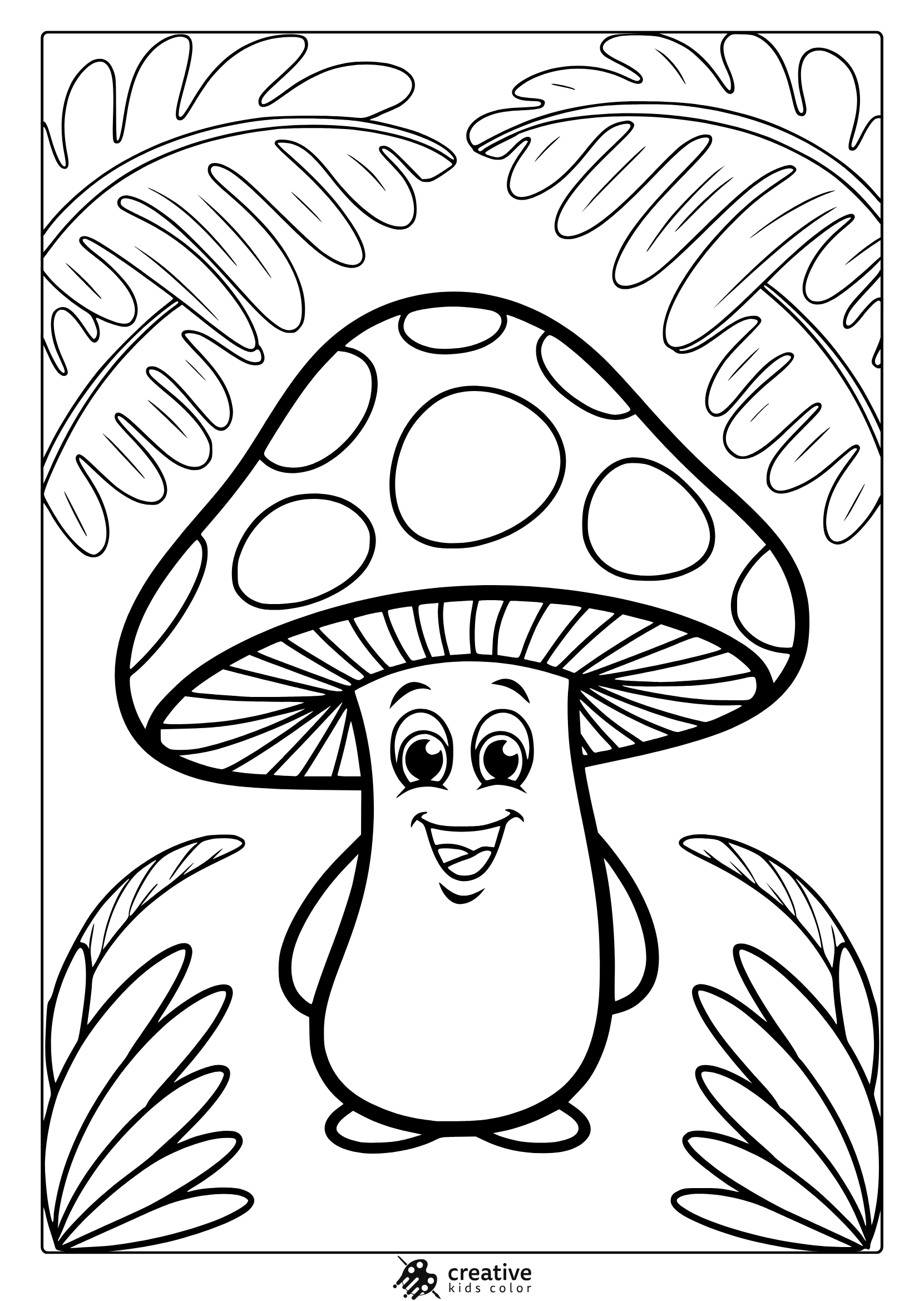 Mushroom Coloring Pages 20 Free Printable PDF 