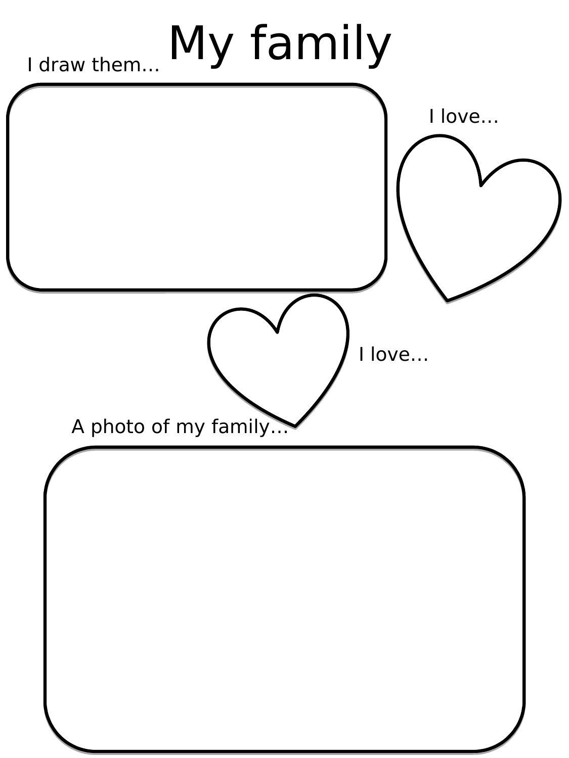 My Family Worksheet By Kleighm Ninja Plans My Family Worksheet By Kleighm Ninja Plans